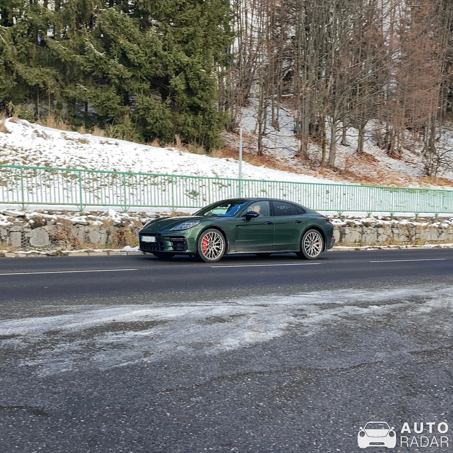 Porsche 970 Panamera Turbo spotted in Donovaly, Slovensko