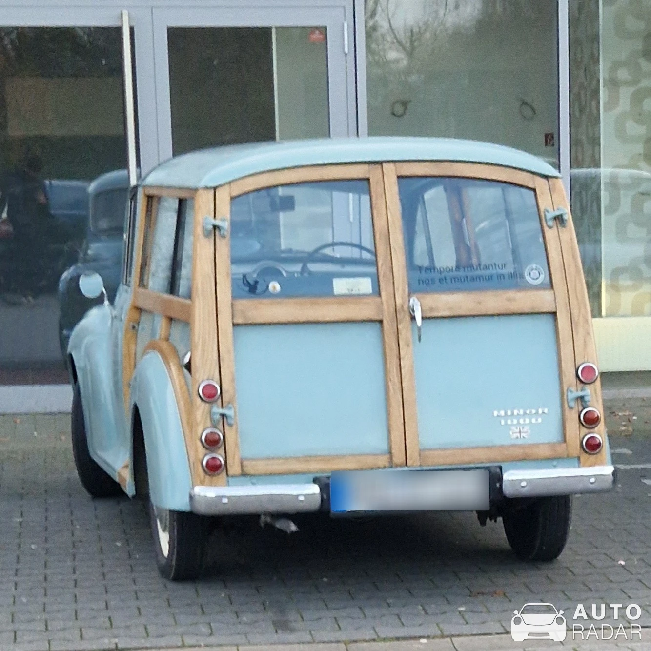 Morris Minor Traveller spotted in Wilhelmshaven