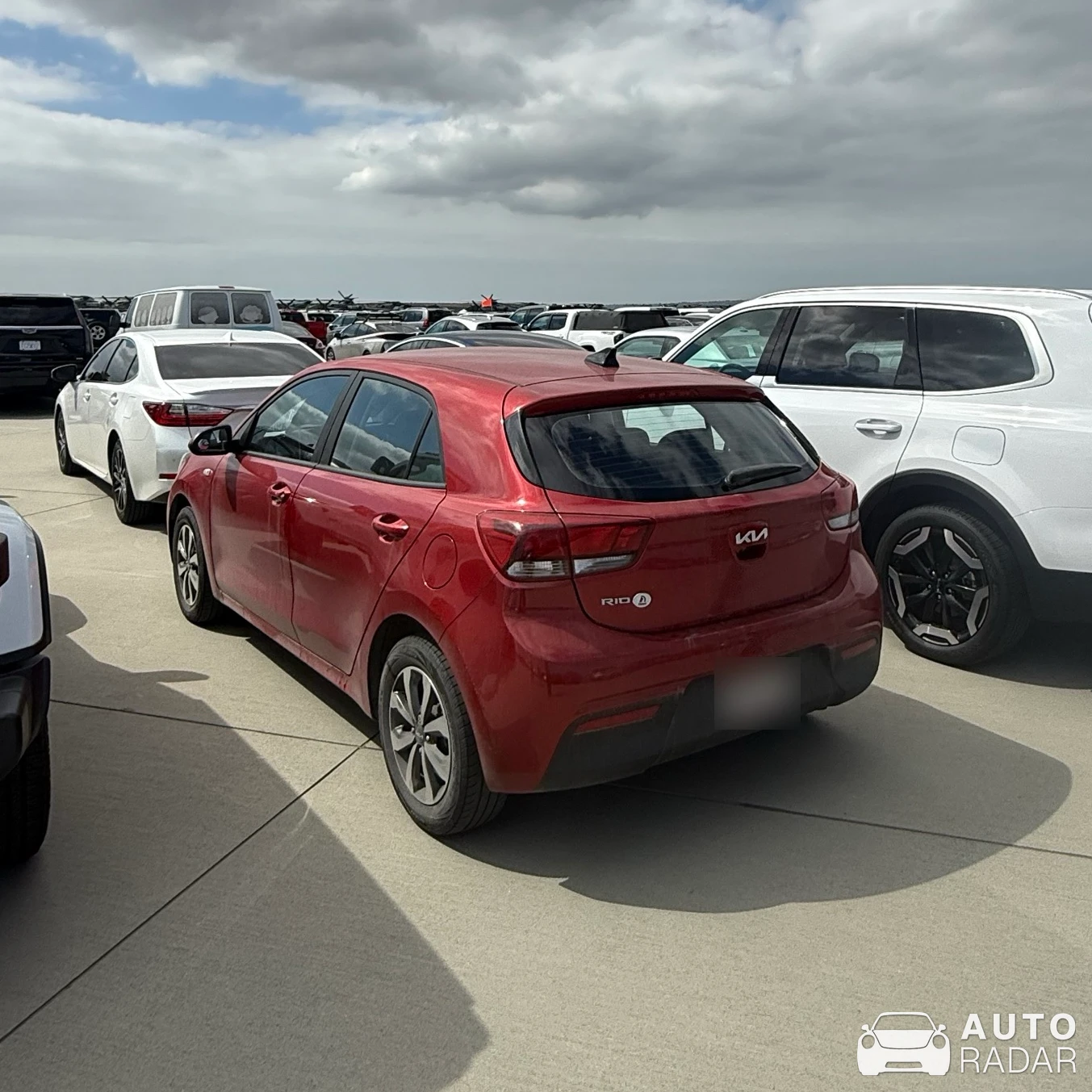 Kia Rio spotted in San Diego