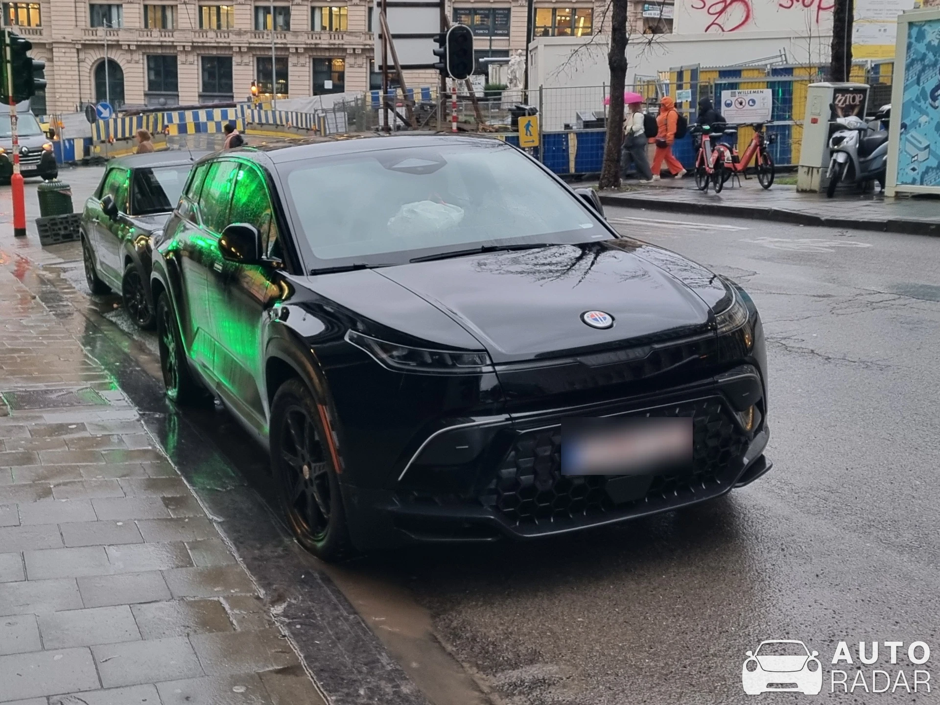 Fisker Ocean spotted in Brussels