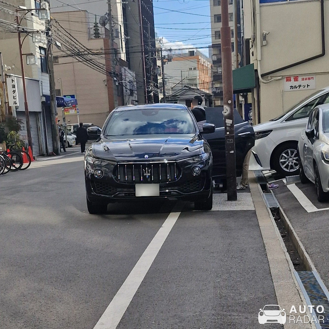 Maserati Levante spotted in Osaka, Japan