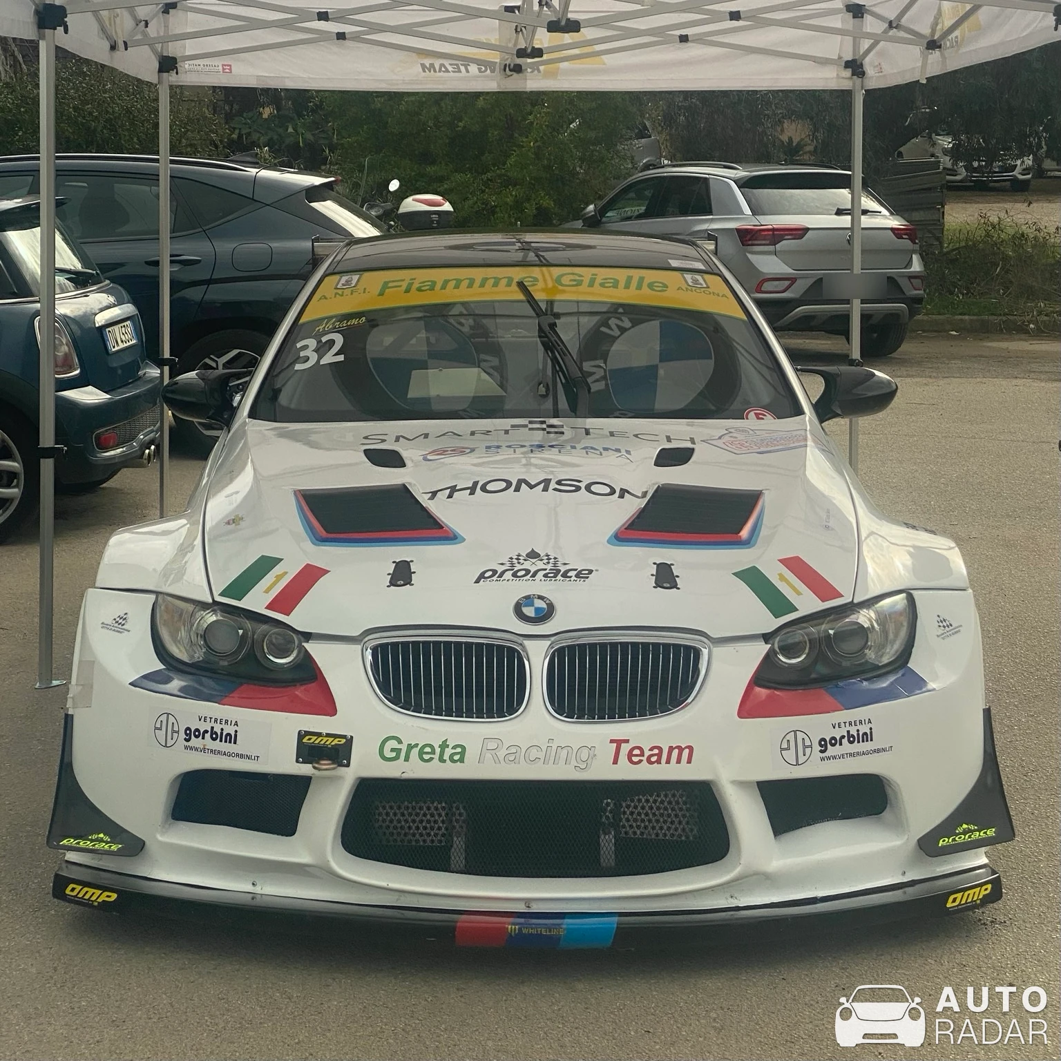 BMW M3 E92 GT2 spotted in Alghero