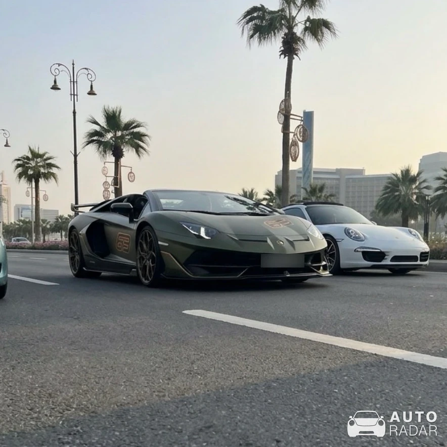 Lamborghini Aventador LP770-4 SVJ Roadster Novitec Torado spotted in الخبر