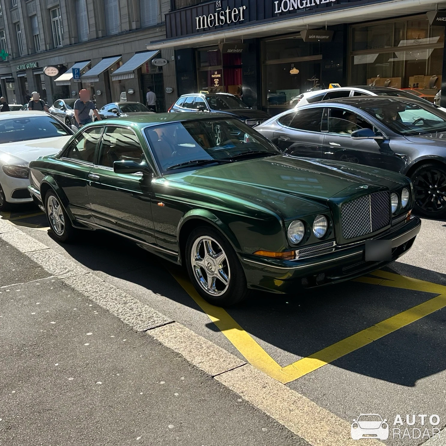 Bentley Continental R spotted in Zürich