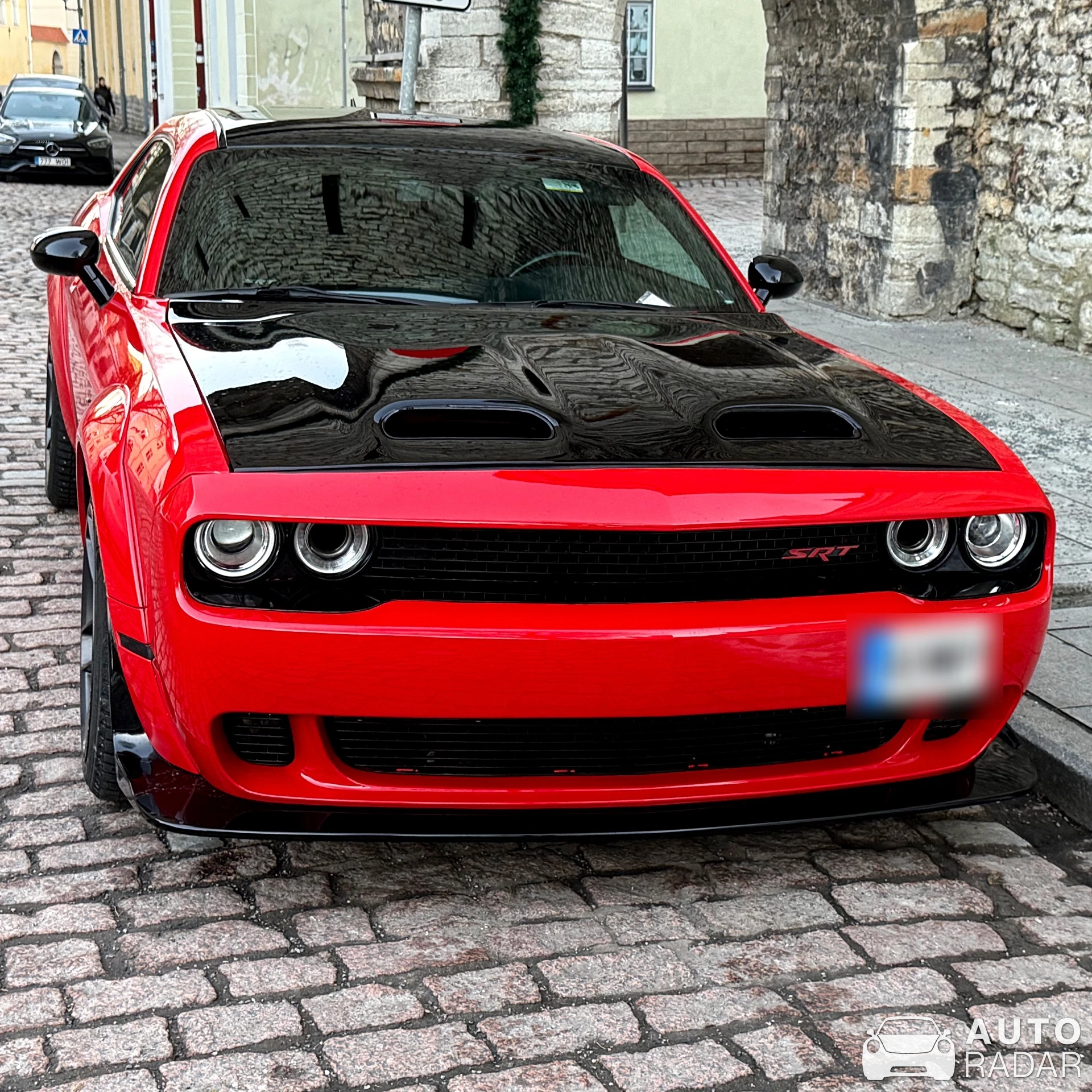 Dodge Challenger SRT spotted in Tallinn, Эстония