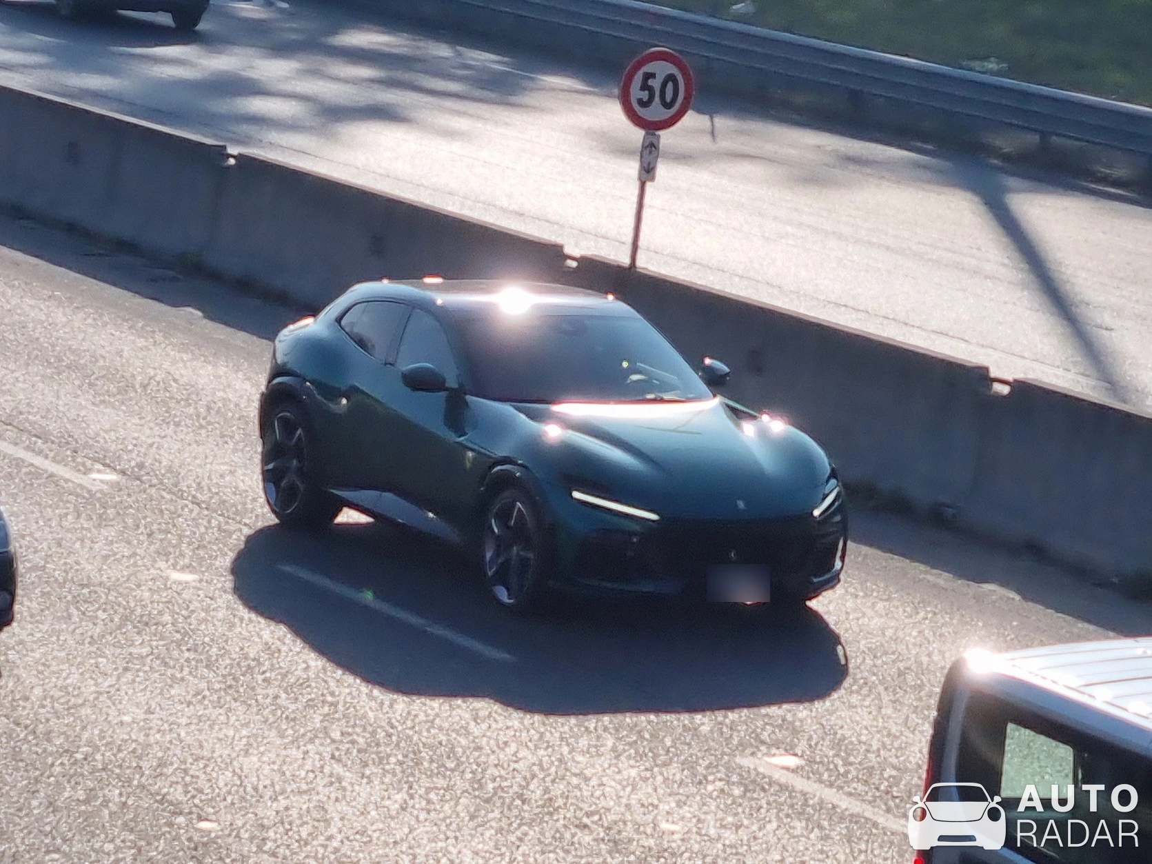 Ferrari Purosangue spotted in Milano, Italy