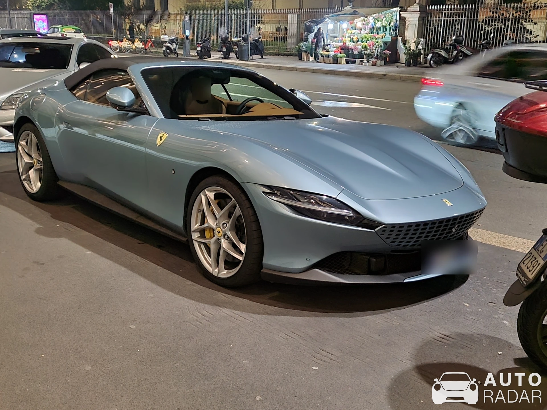 Ferrari Roma Spider spotted in Milano, Italia