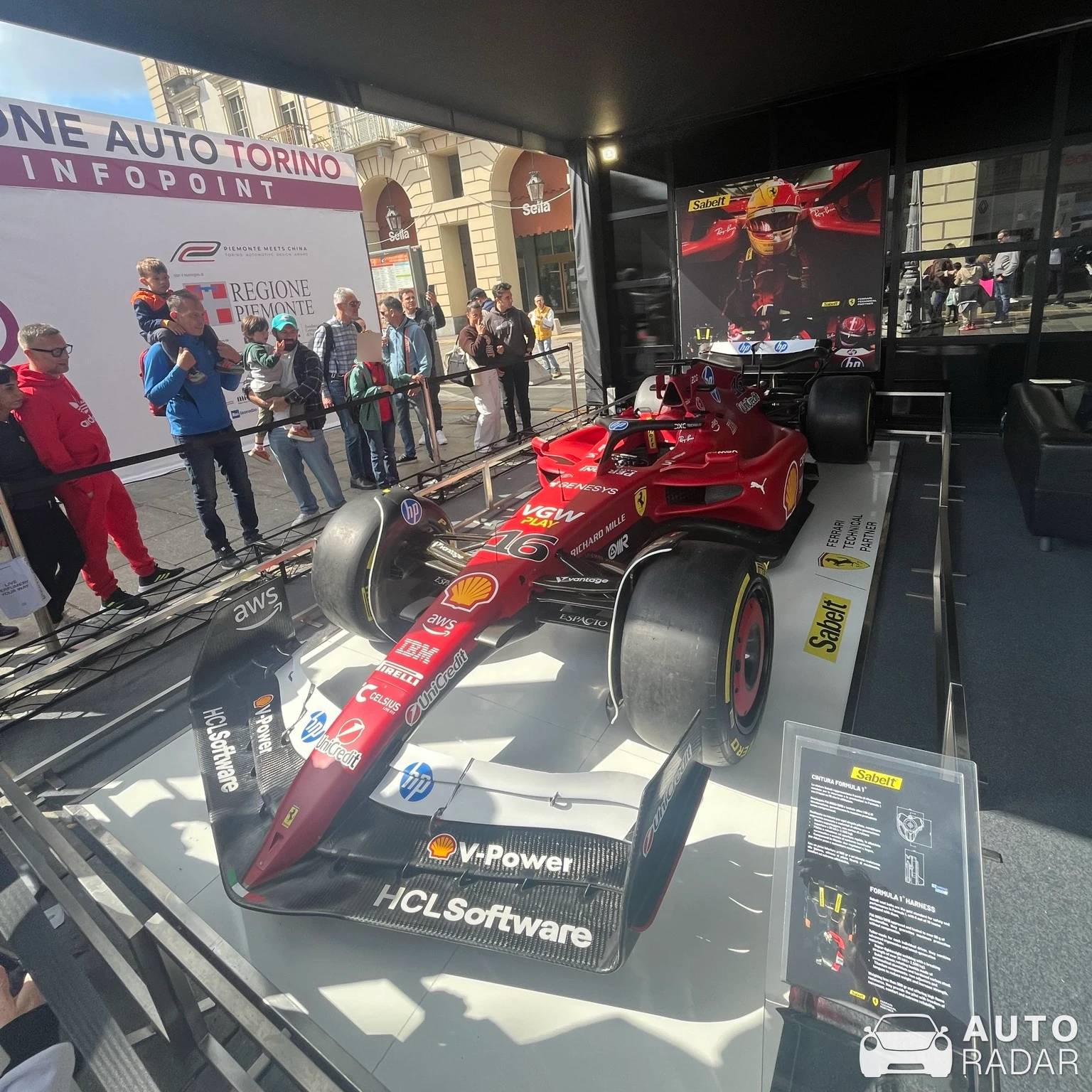 Ferrari SF-23 spotted in Torino, Italia