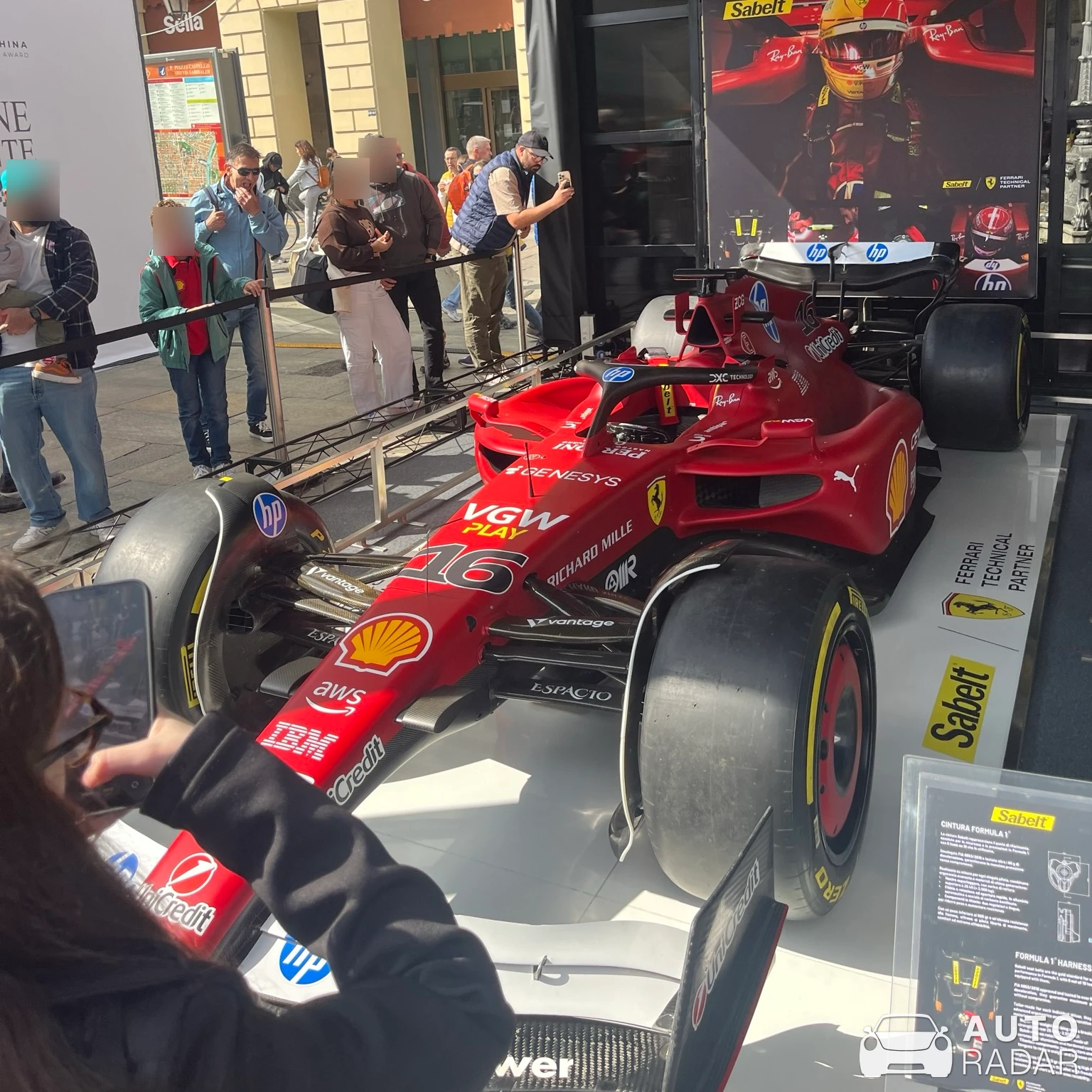 Ferrari SF-23 spotted in Torino