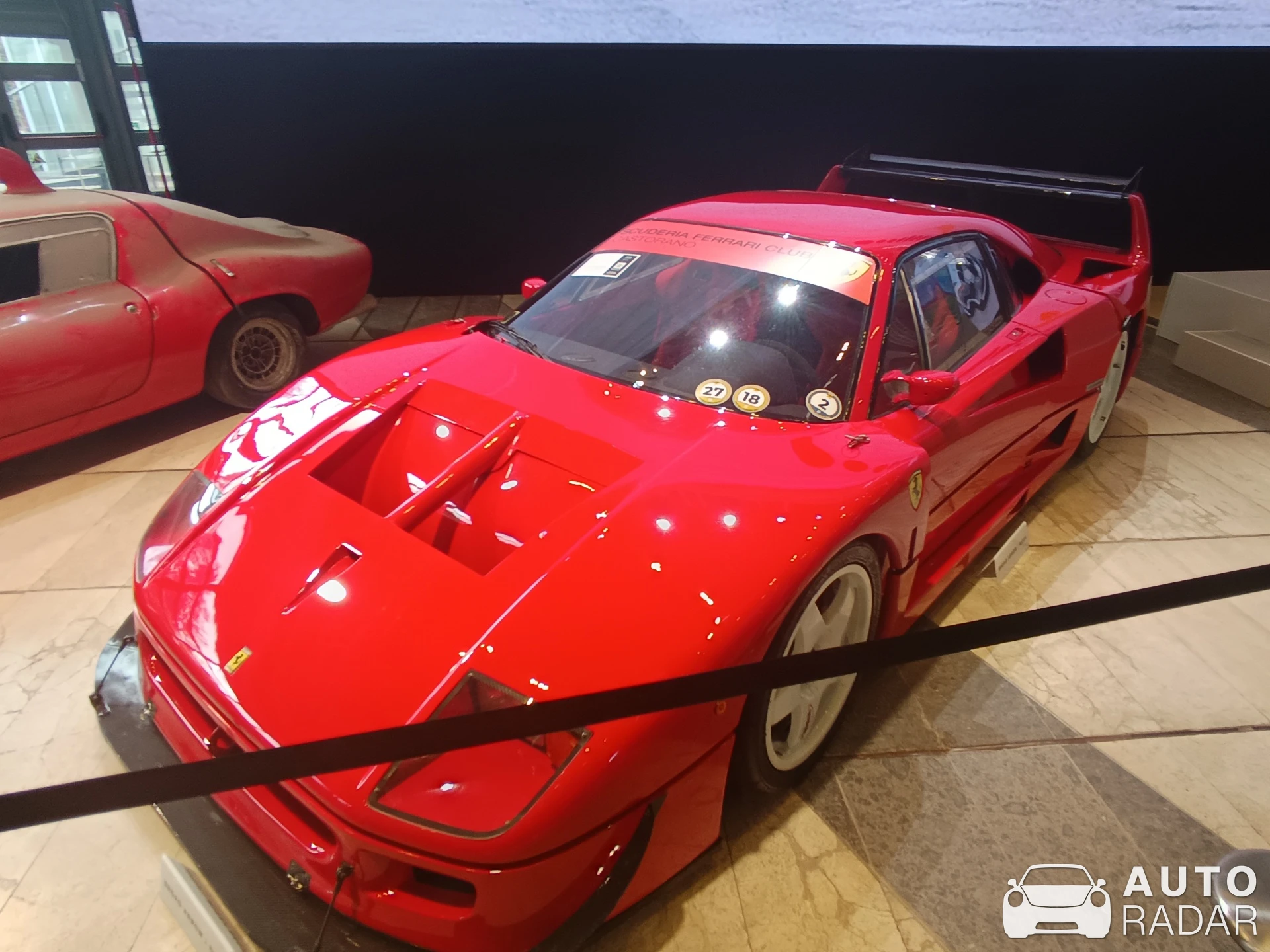 Ferrari F40 LM Michelotto spotted in Cernobbio