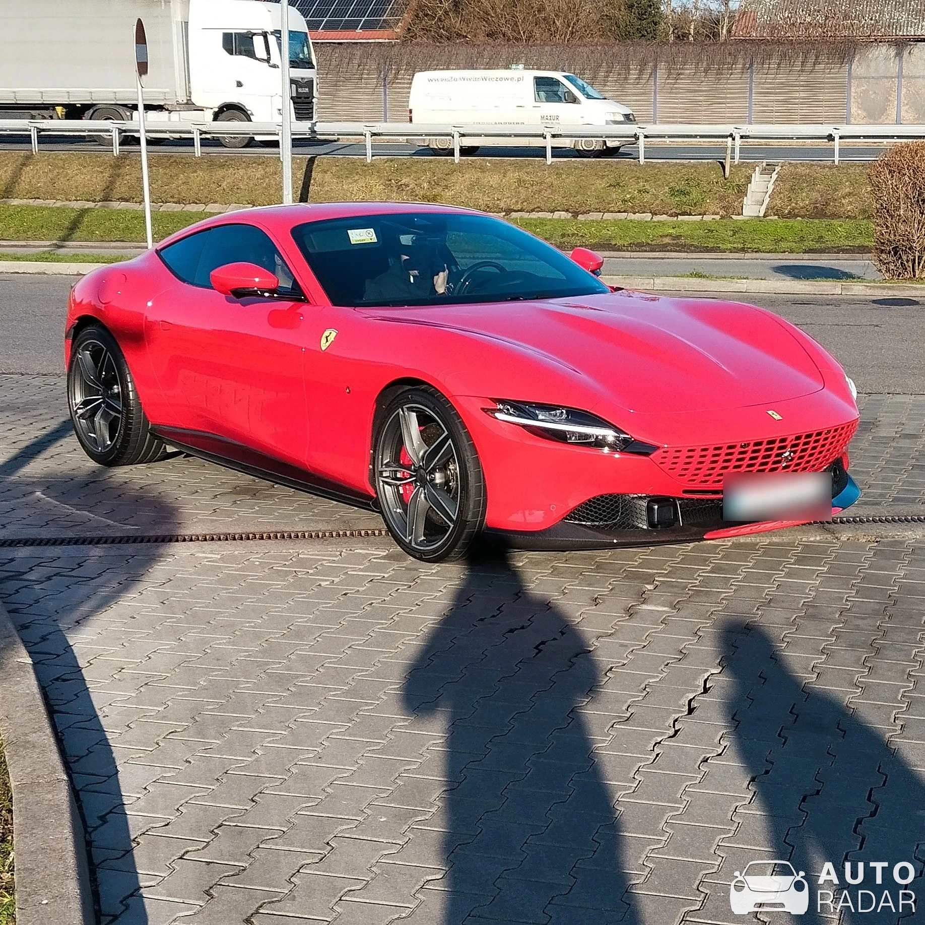 Ferrari Roma spotted in Granice, Poland