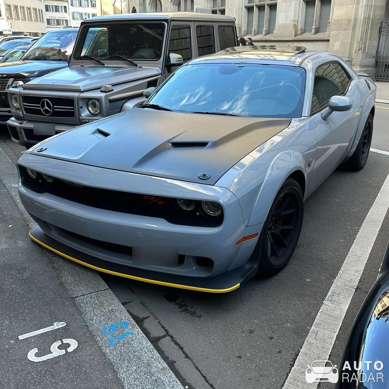 Dodge Challenger R/T Scat Pack Widebody 50th Anniversary spotted in Zürich
