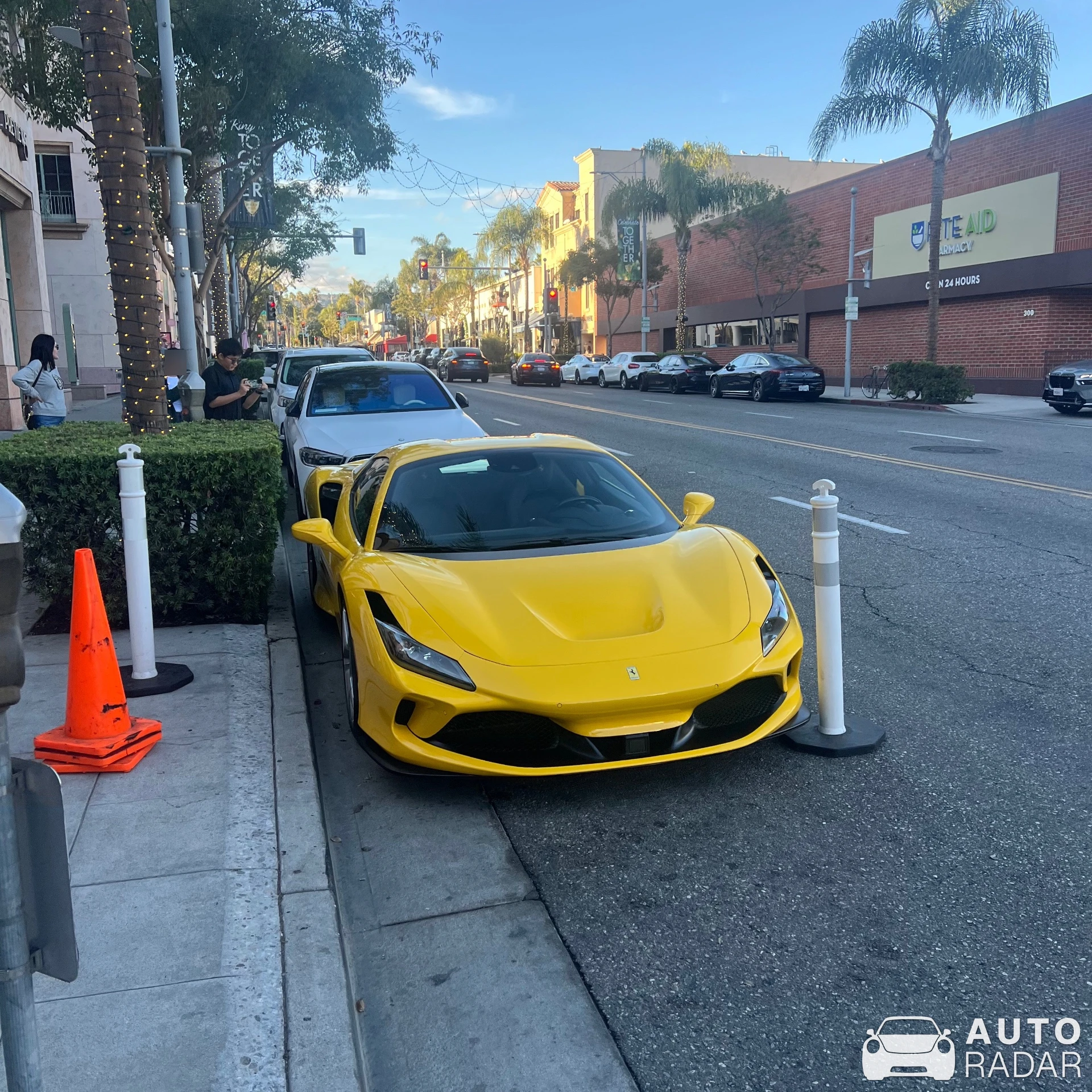 Ferrari F8 Spider spotted in Beverly Hills, United States