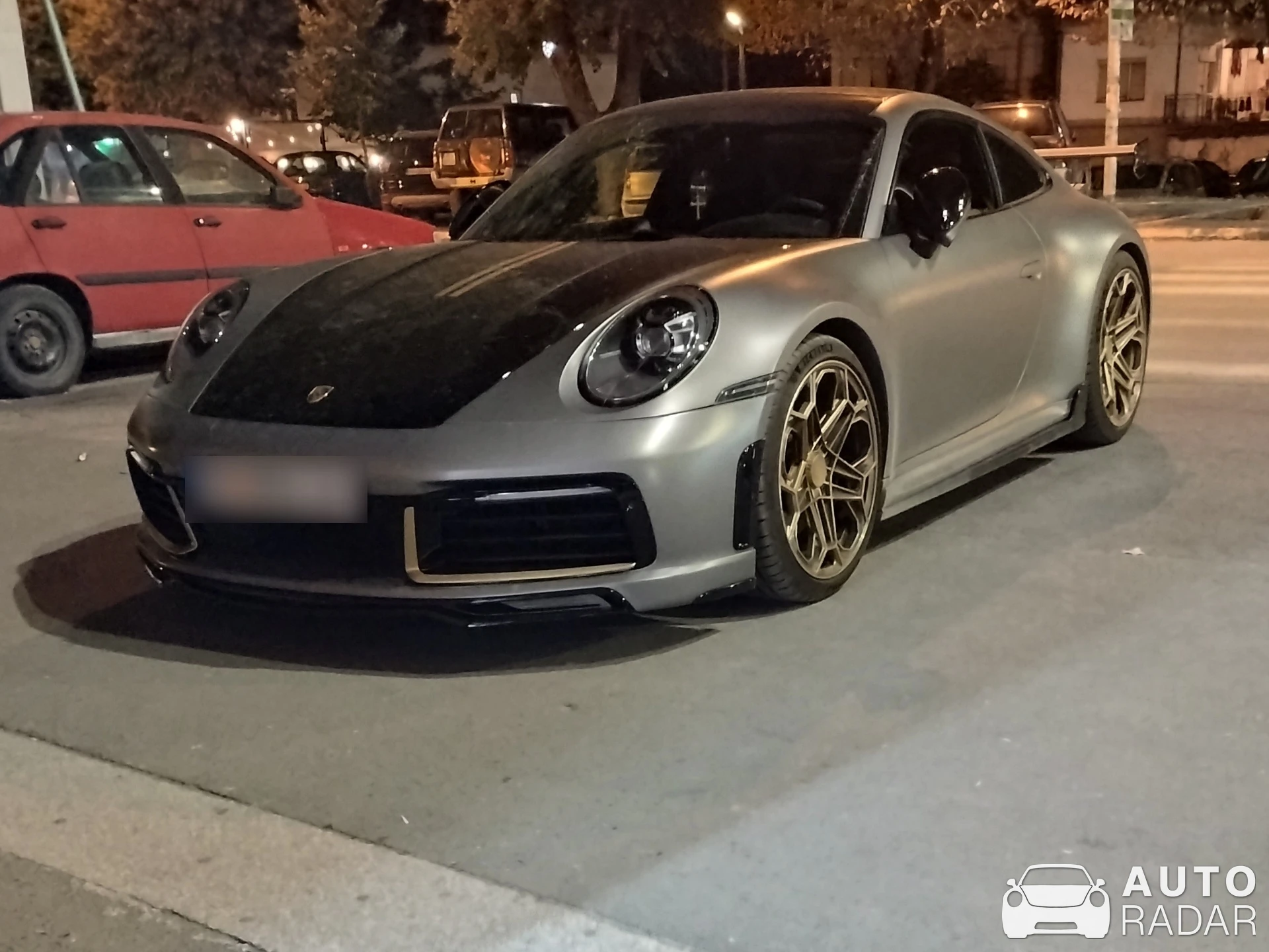 Porsche TechArt 992 Carrera 4S spotted in Prilep