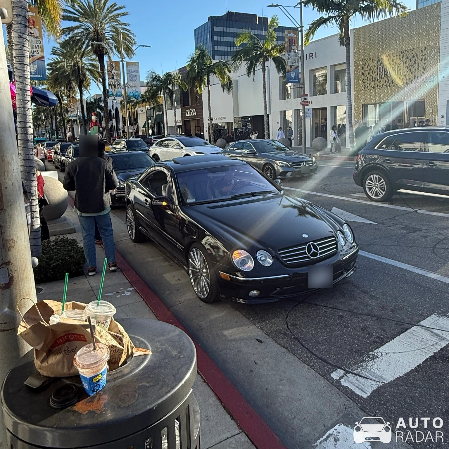 Mercedes-Benz CL 600 C125 spotted in Beverly Hills, United States