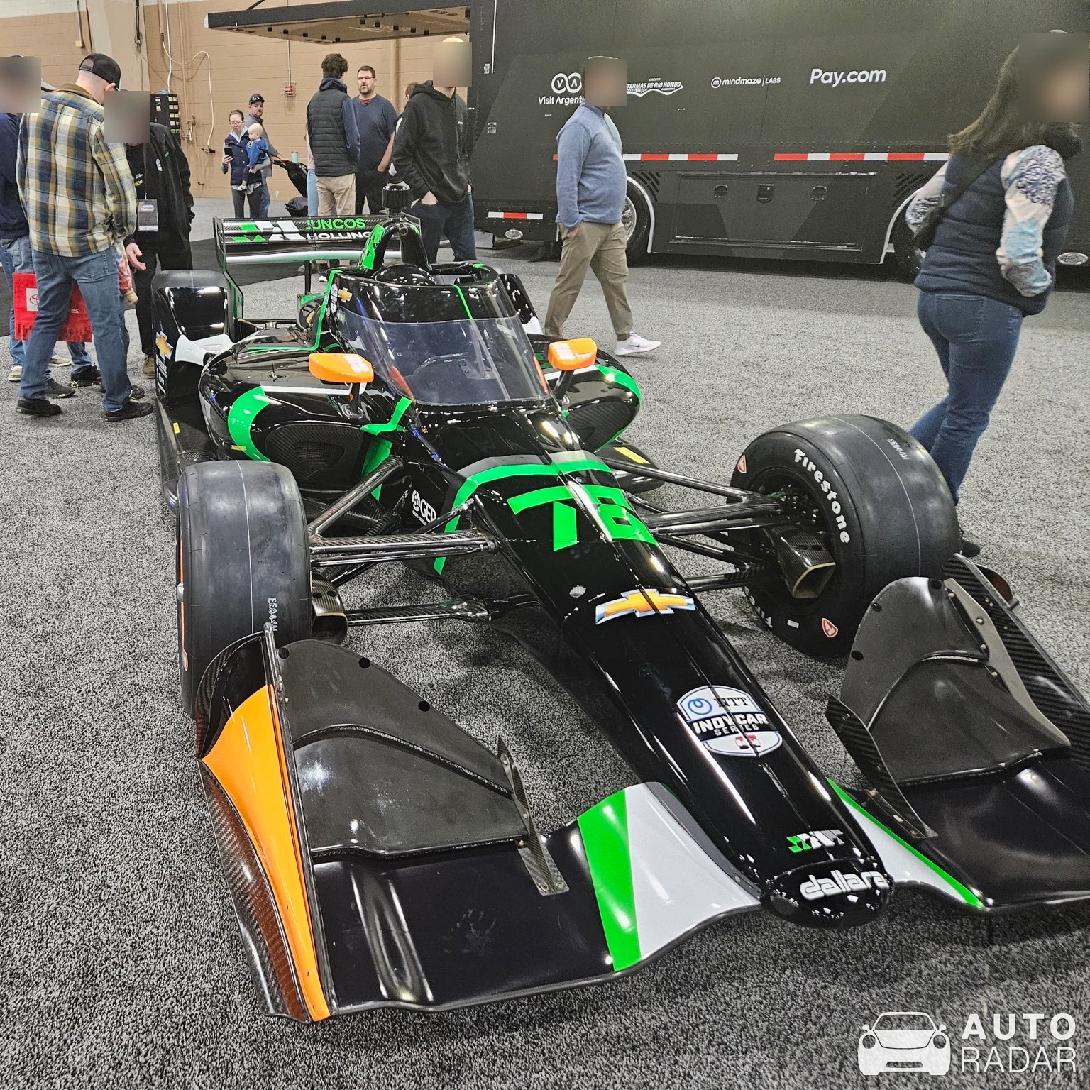 Dallara IR-18 IndyCar Juncos Hollinger Racing spotted in Harrisburg