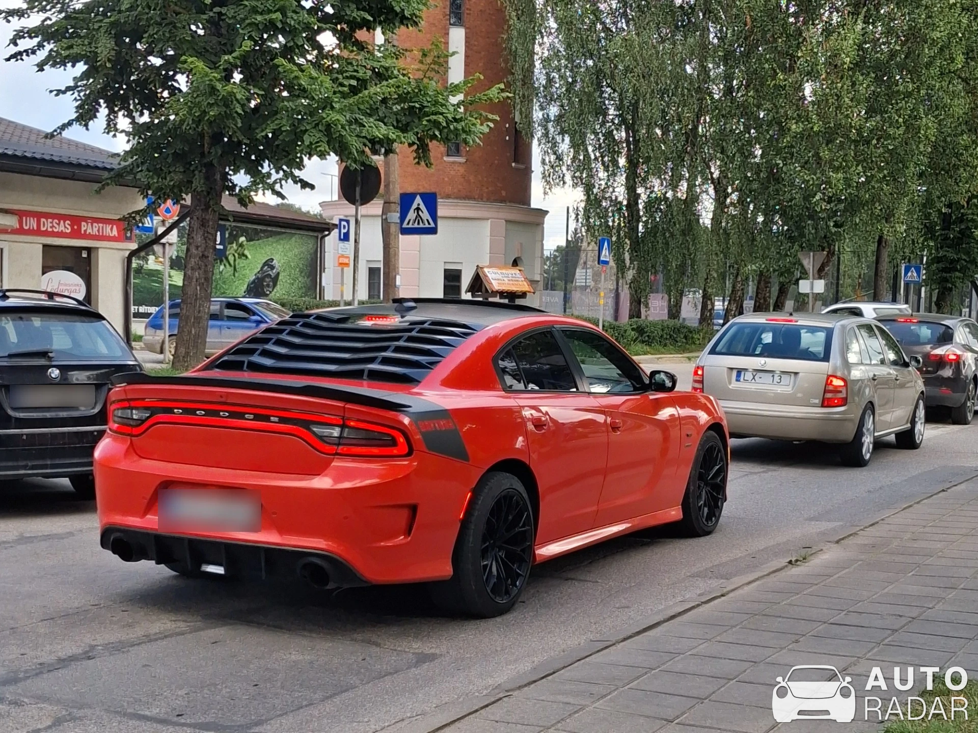 Dodge Charger SRT Hellcat Widebody Daytona 50th Anniversary spotted in Cēsis