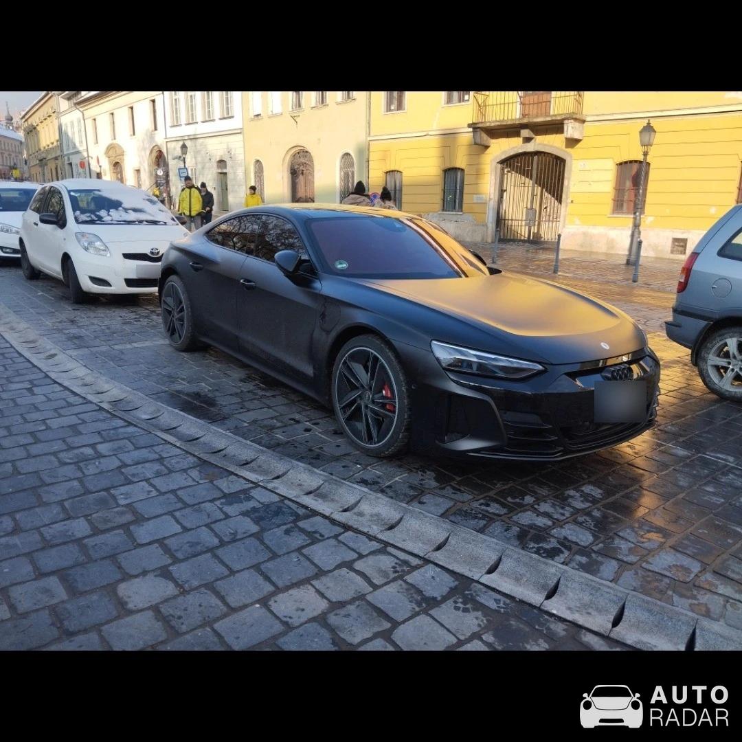 Audi E-Tron GT spotted in Budapest, Hungary