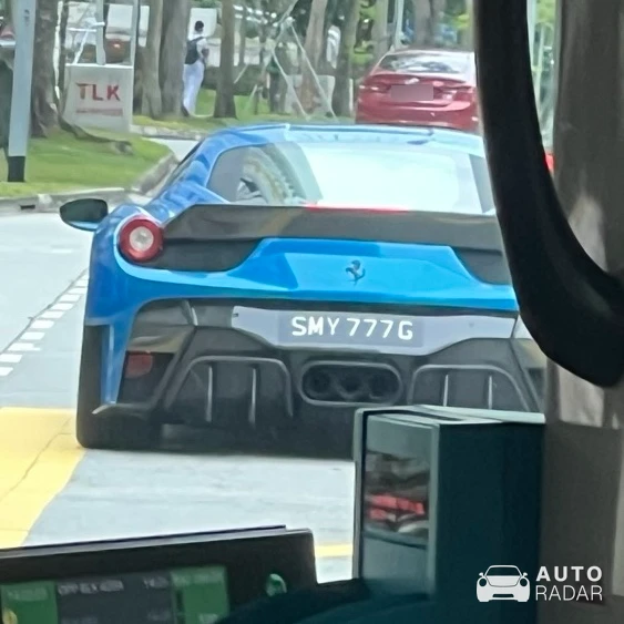 Ferrari 458 Italia Vorsteiner spotted in Singapore