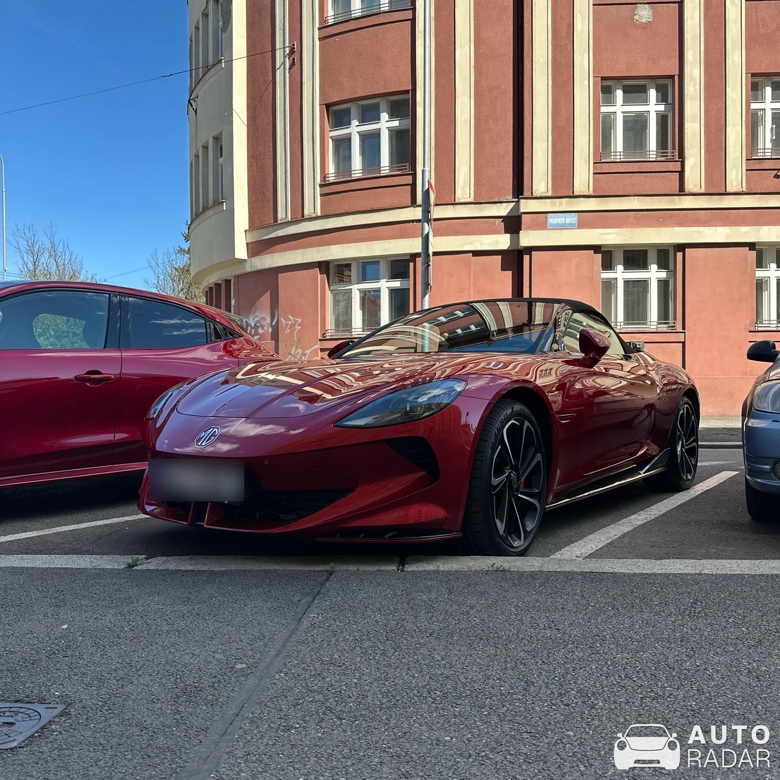 MG Cyberster spotted in Hradec Králové