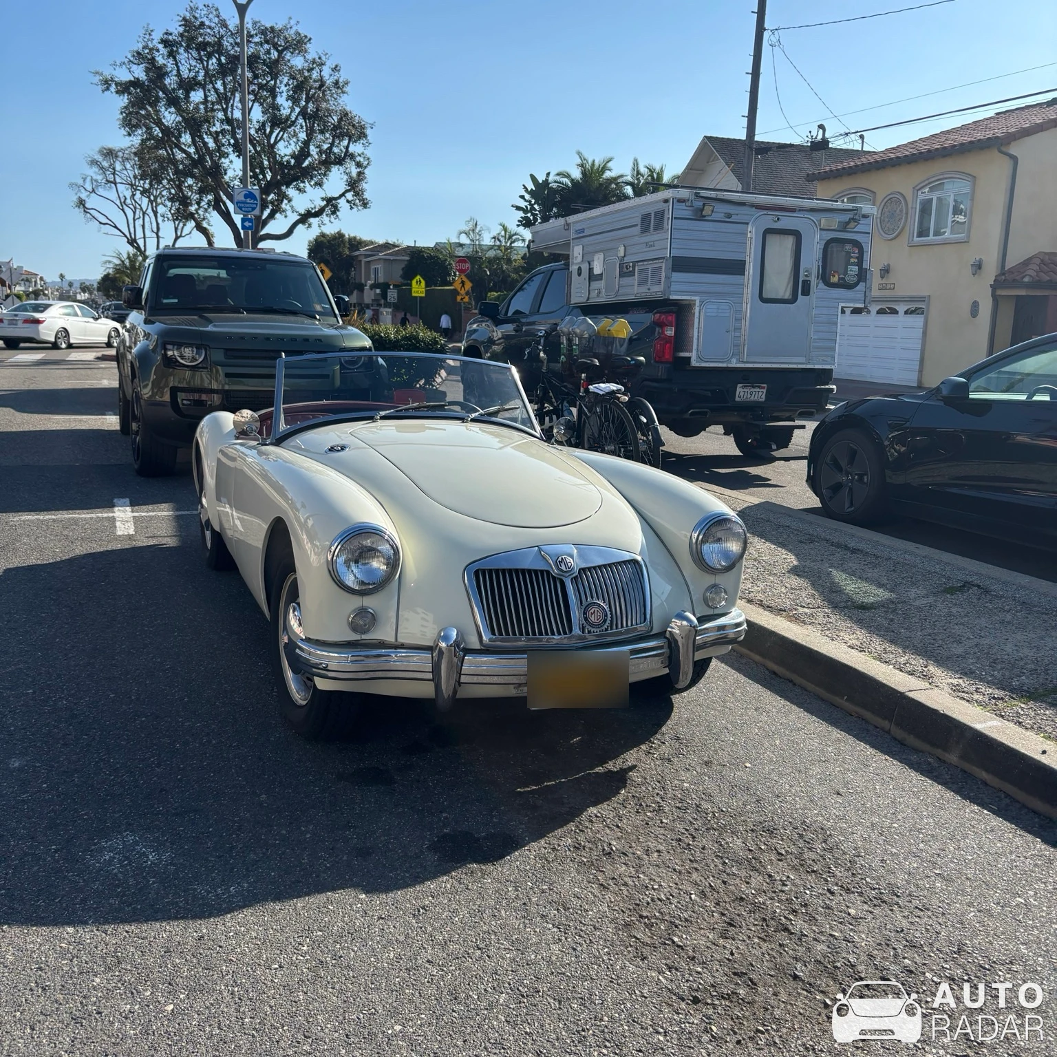 MG MGA spotted in Hermosa Beach, United States