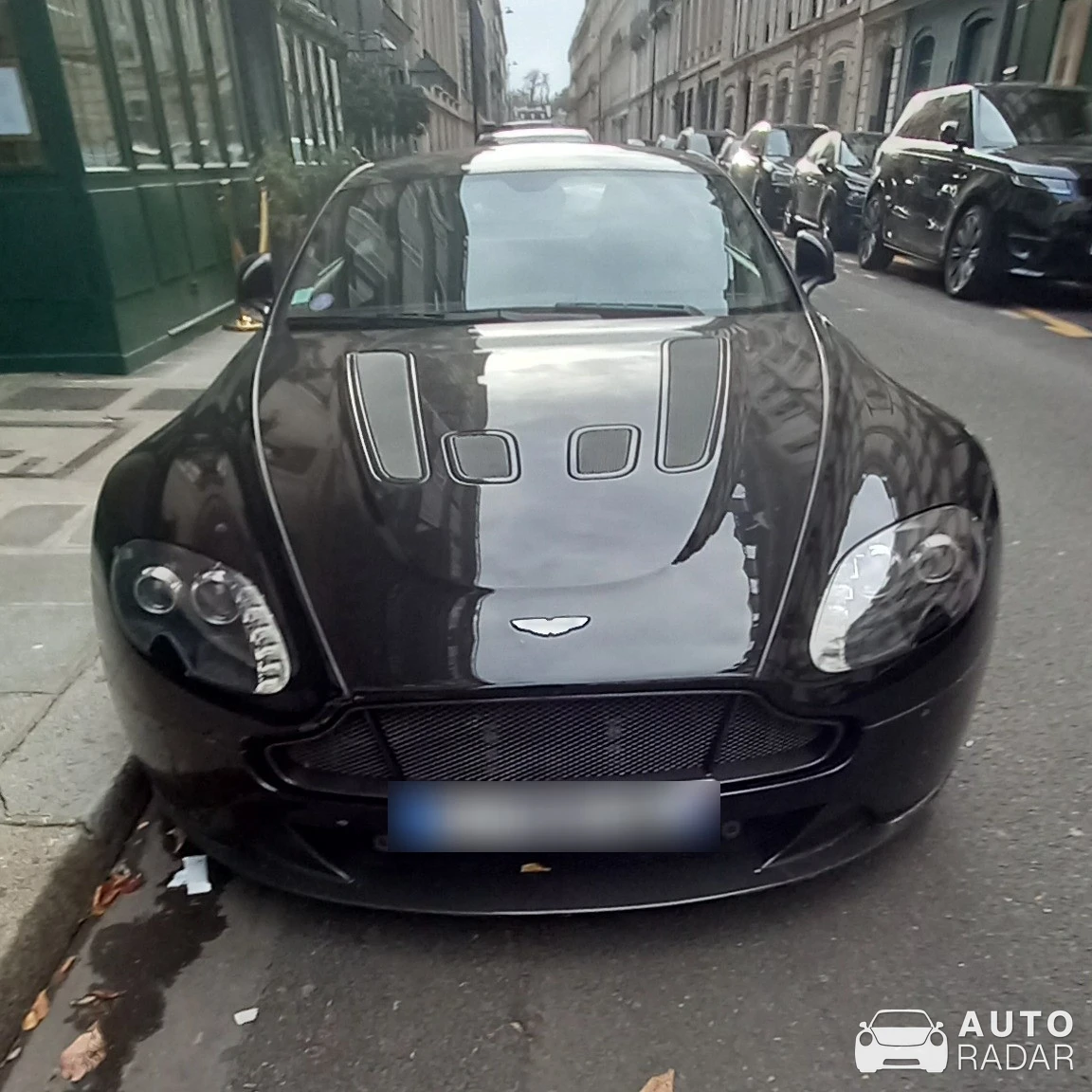 Aston Martin V12 Vantage spotted in Paris, France