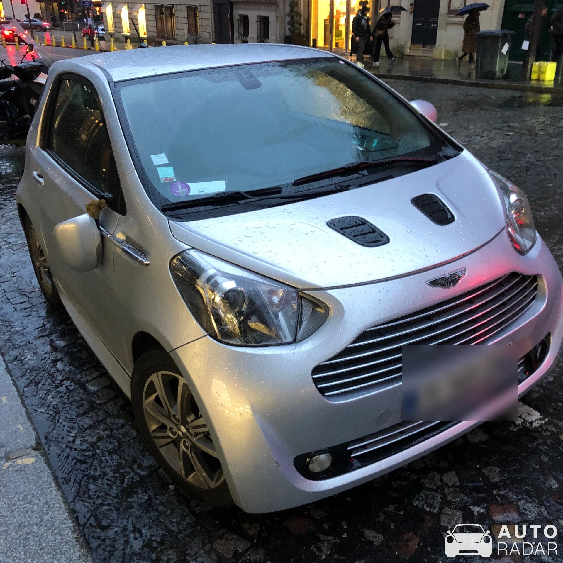 Aston Martin Cygnet spotted in Paris, France