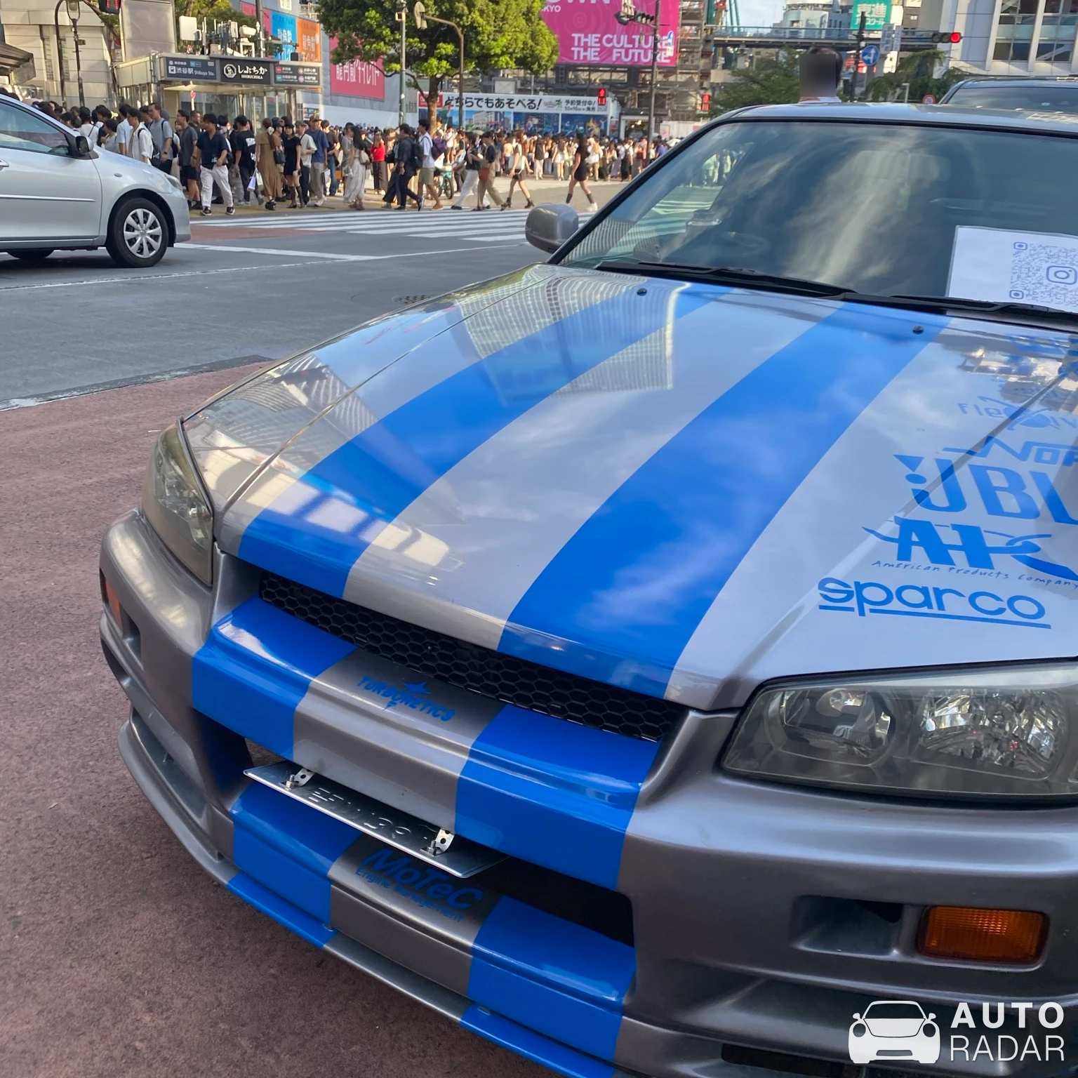 Nissan Skyline R34 25 GT-T spotted in Shibuya