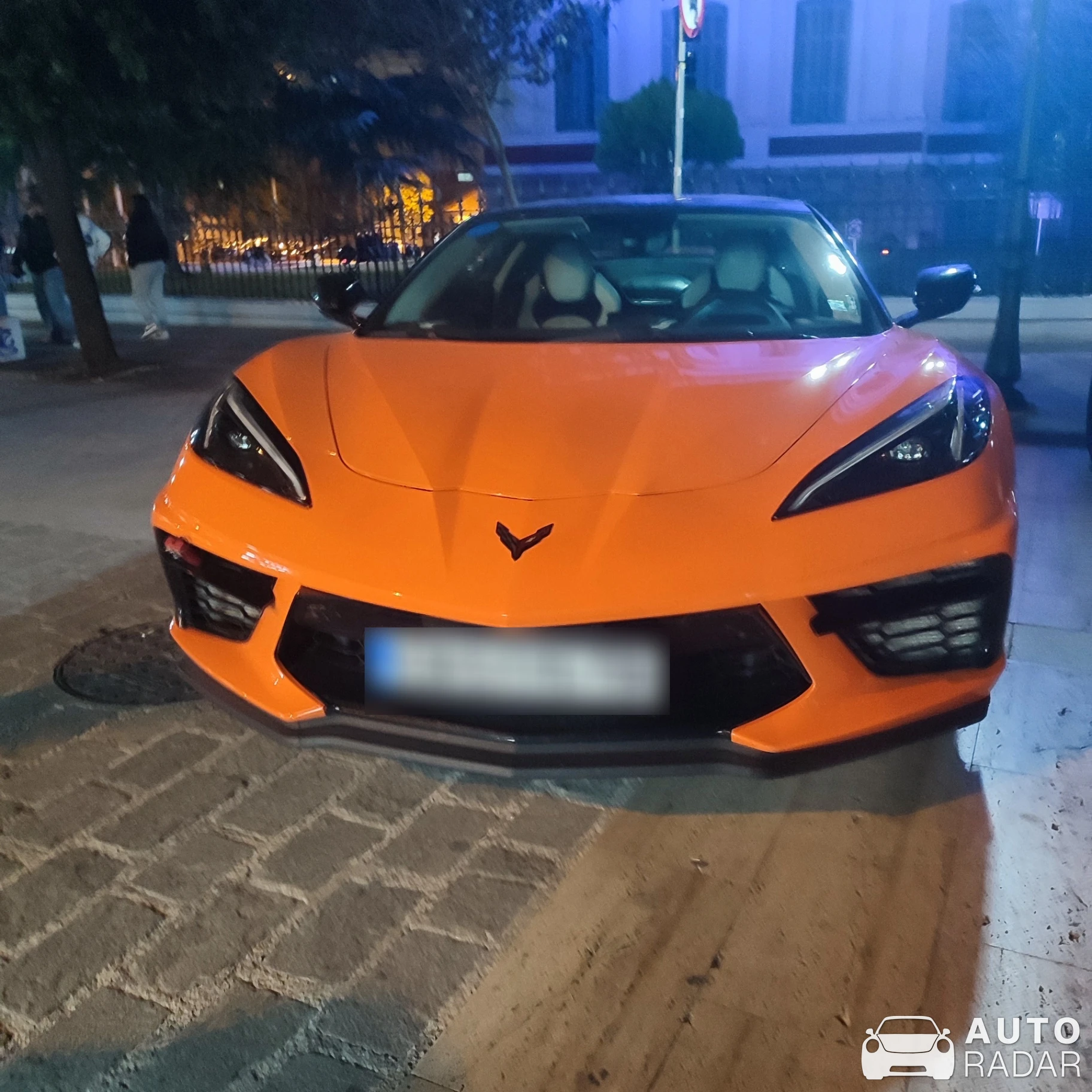 Chevrolet Corvette C8 spotted in Serres, Greece