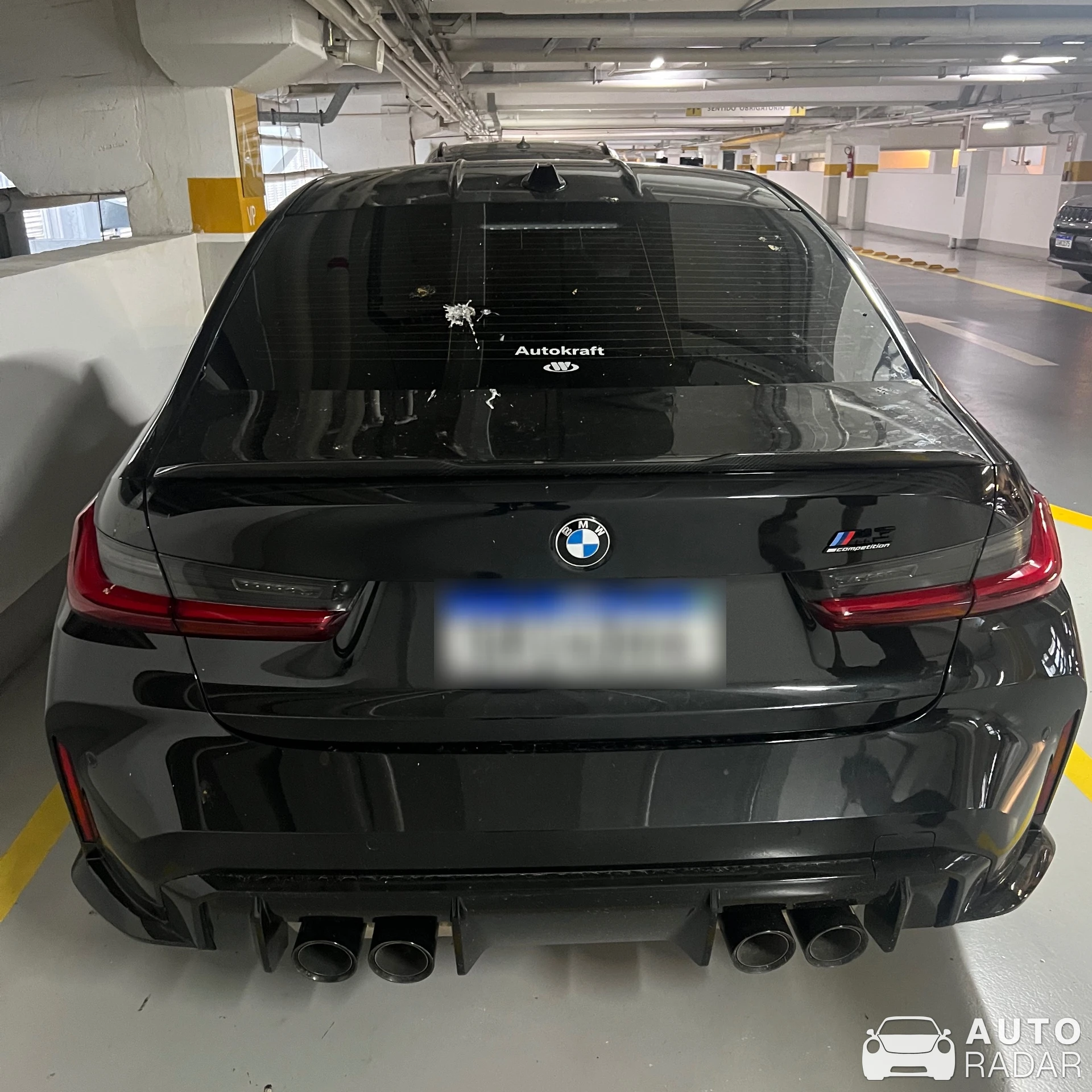 BMW M3 G80 Sedan Competition spotted in Barra da Tijuca, Brazil
