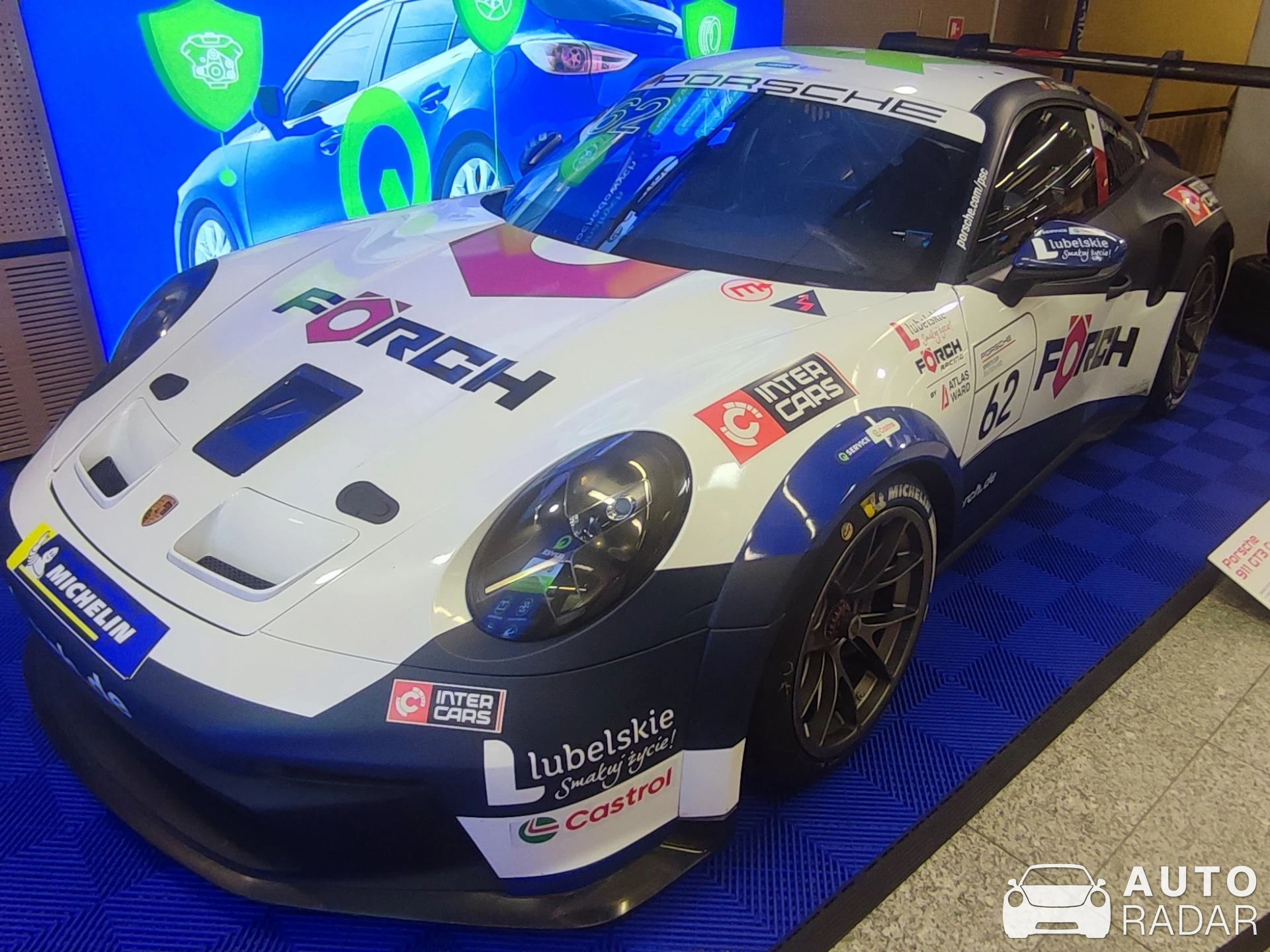 Porsche 992 GT3 Cup spotted in Warszawa, Poland