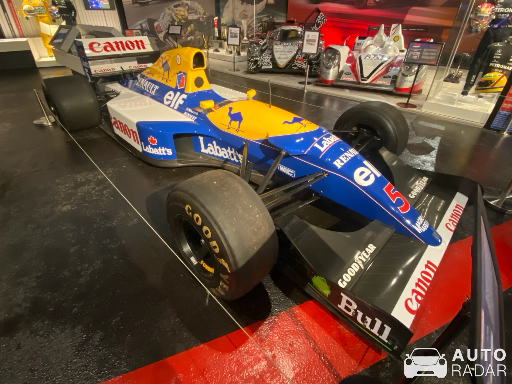Williams FW14B Renault spotted in England, United Kingdom