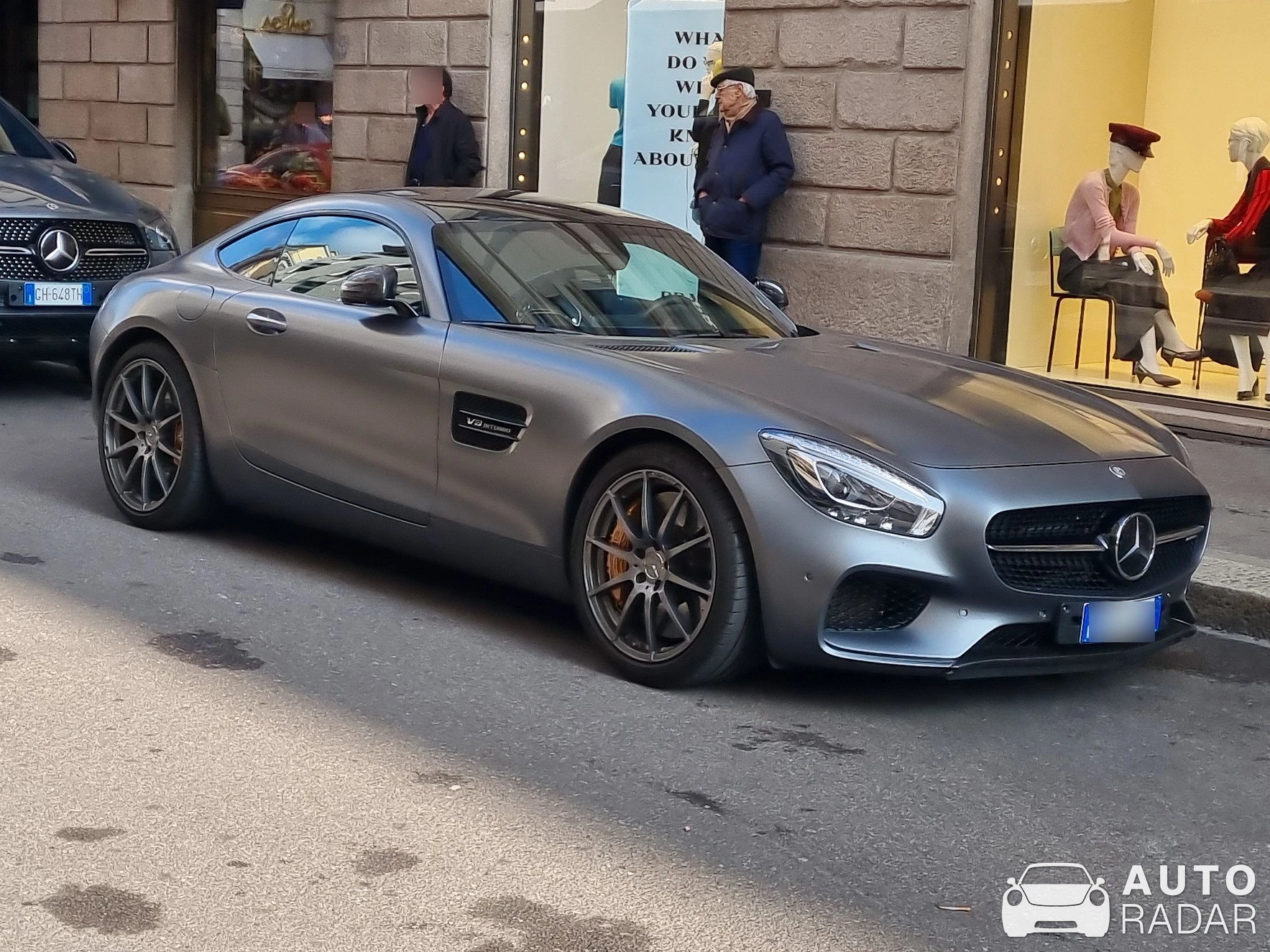 Mercedes-AMG GT S C190 spotted in Milano, Italia