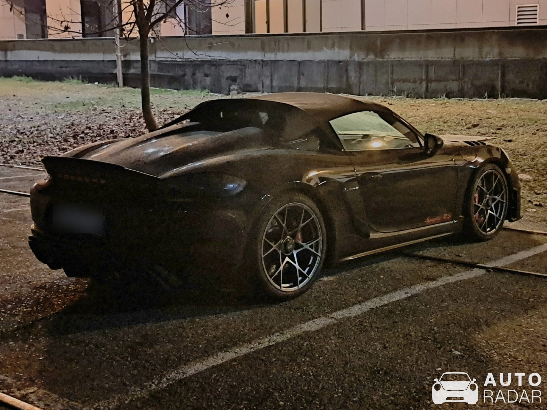 Porsche 718 Spyder RS spotted in Saluzzo, Italy
