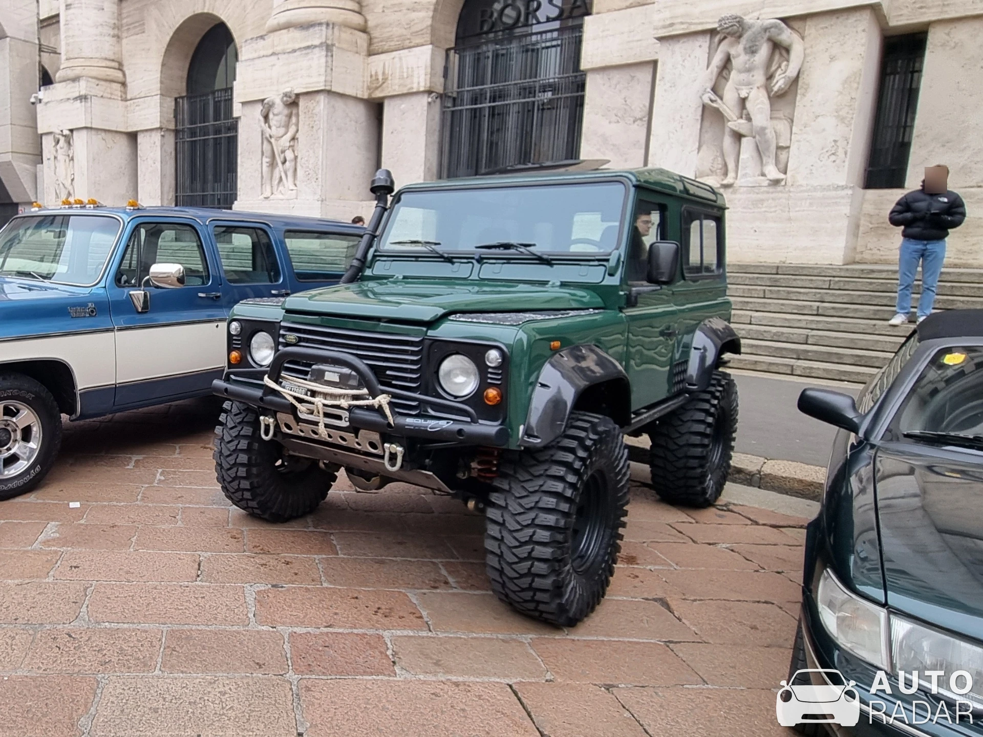 Land Rover Defender 90 spotted in Milano, Italy