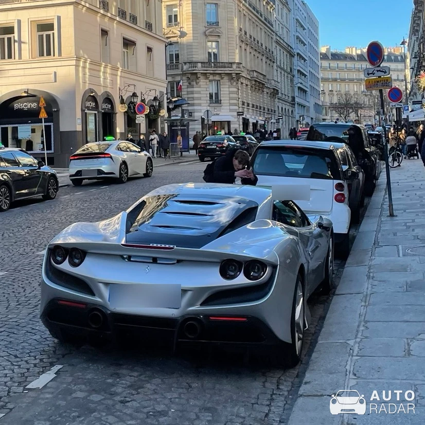 Ferrari F8 Tributo spotted in Paris, France