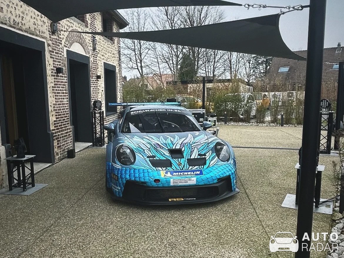 Porsche 992 GT3 Cup spotted in Mont-Saint-Aignan, France