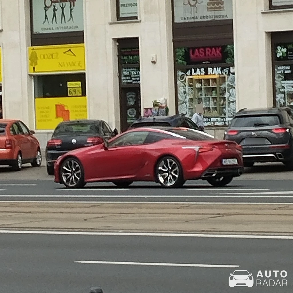 Lexus LC 500 spotted in Warsaw, Poland