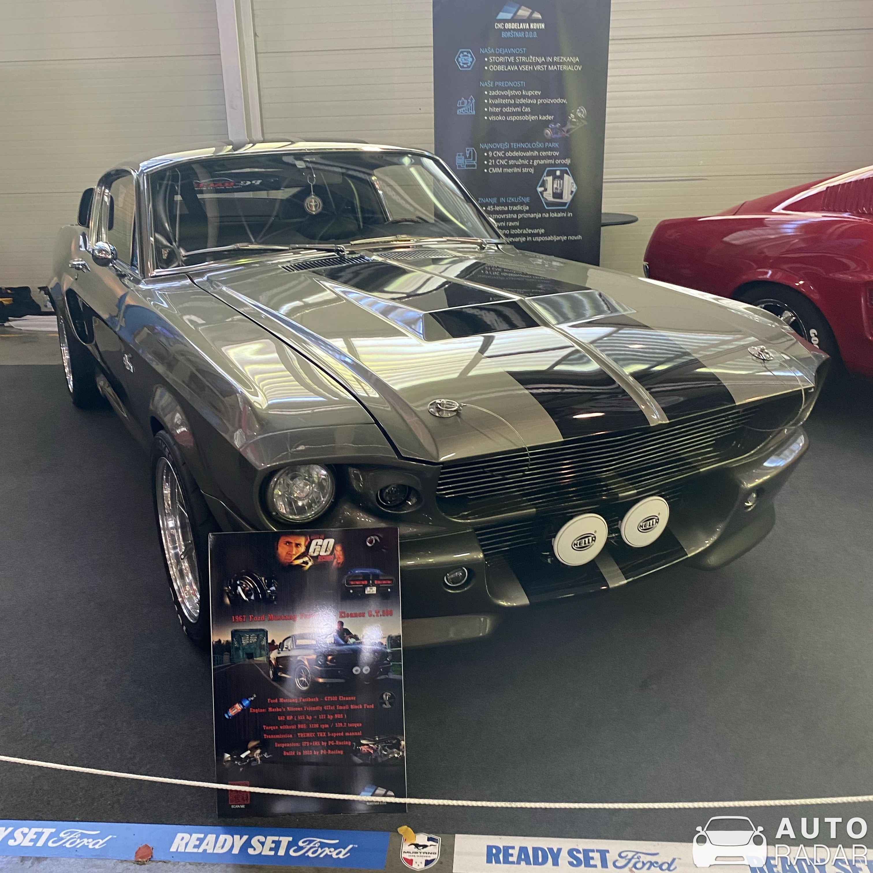 Ford Mustang Shelby G.T. 500E Eleanor spotted in Domžale
