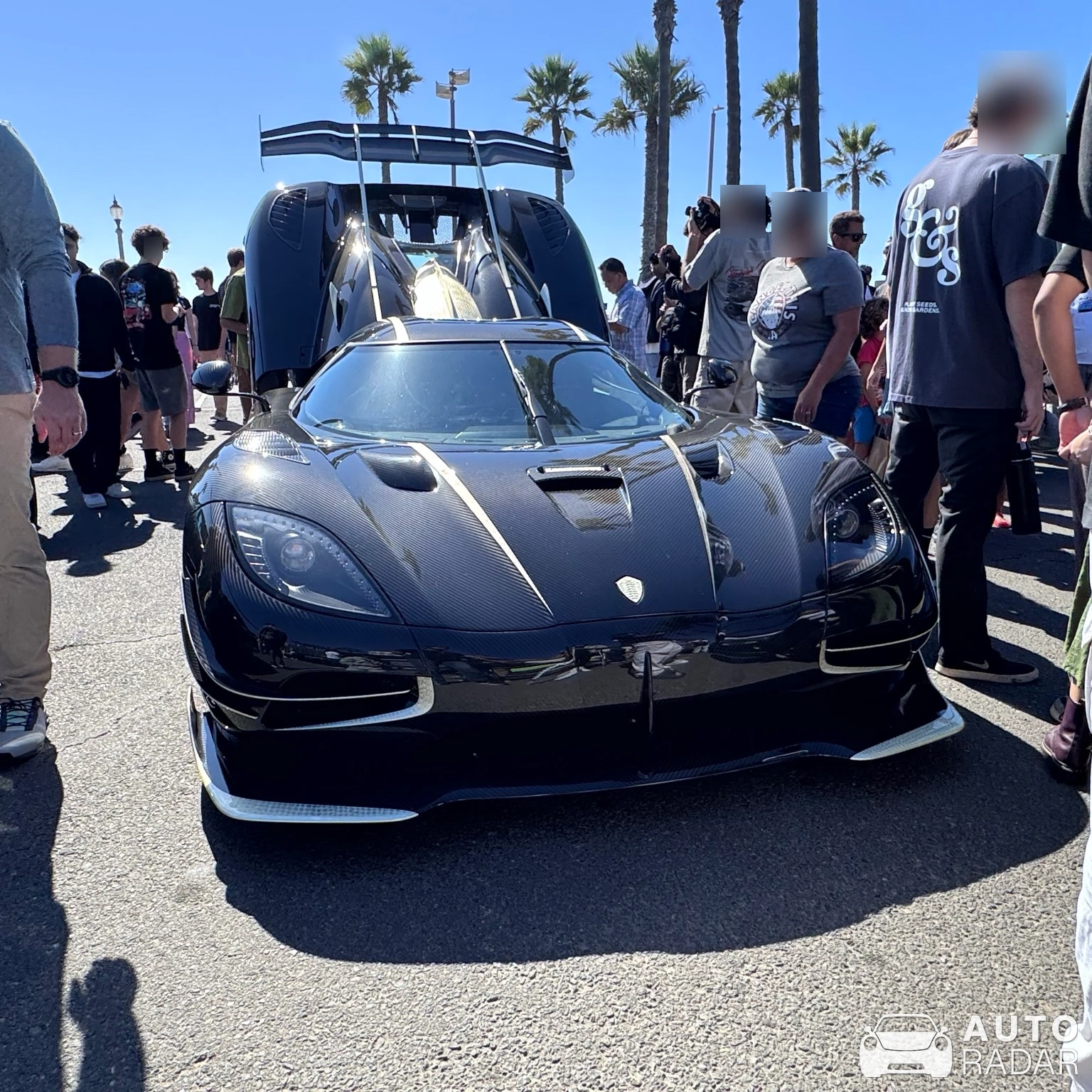 Koenigsegg Agera RS FE Vader spotted in Huntington Beach