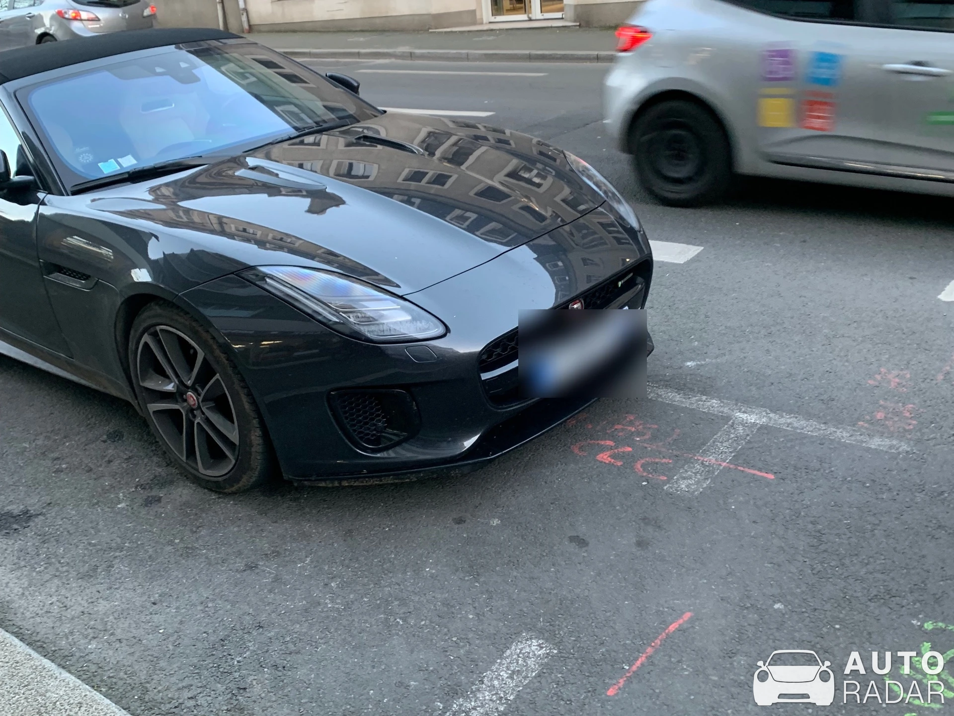 Jaguar F-Type P380 Convertible spotted in Le Mans, France