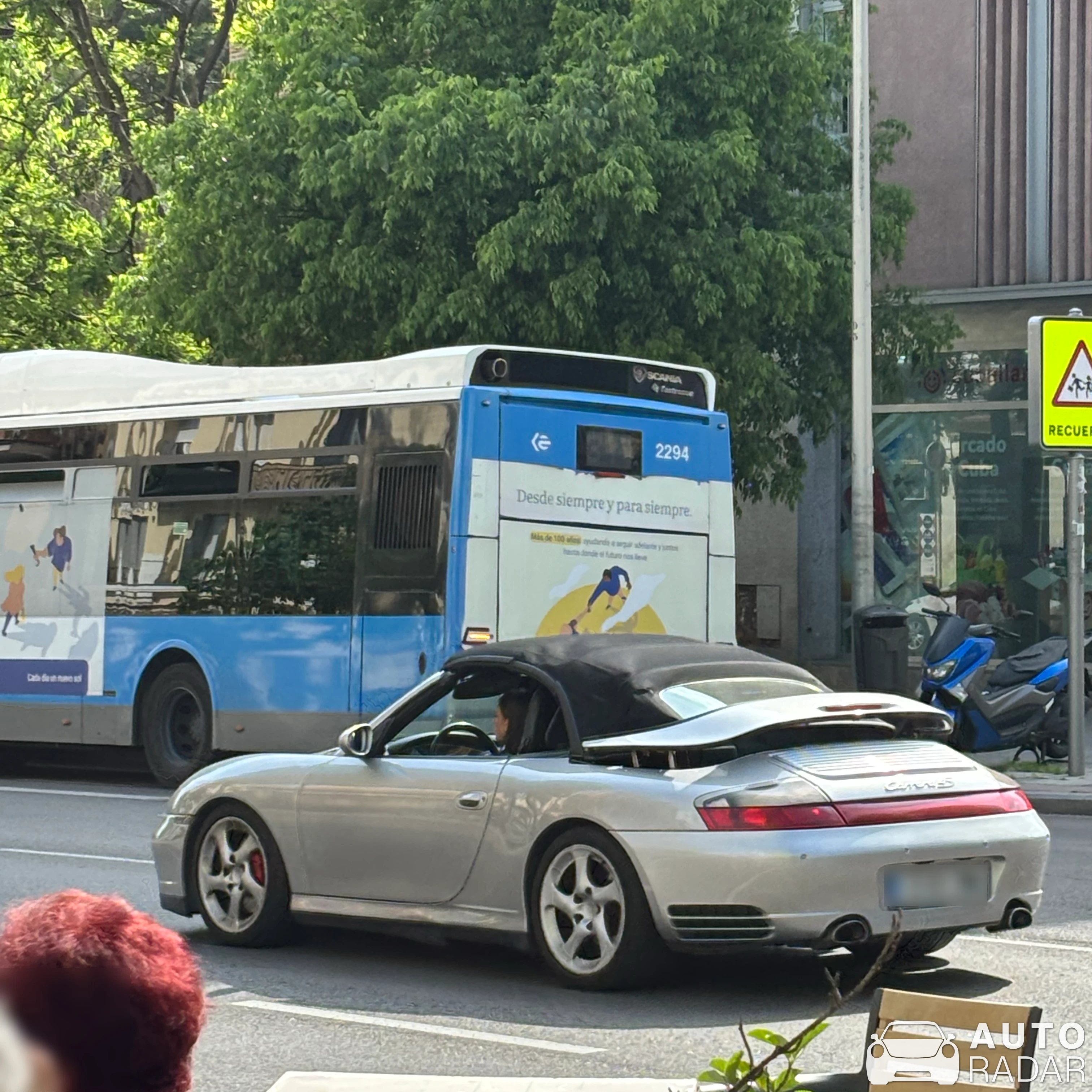 Porsche 996 Carrera 4S Cabriolet spotted in Madrid