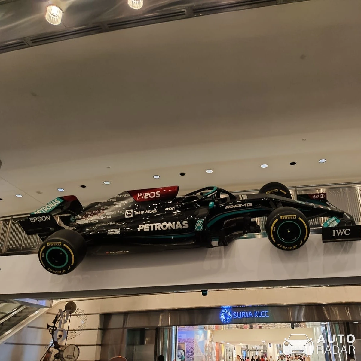 Mercedes-AMG F1 W12 E Performance spotted in Kuala Lumpur