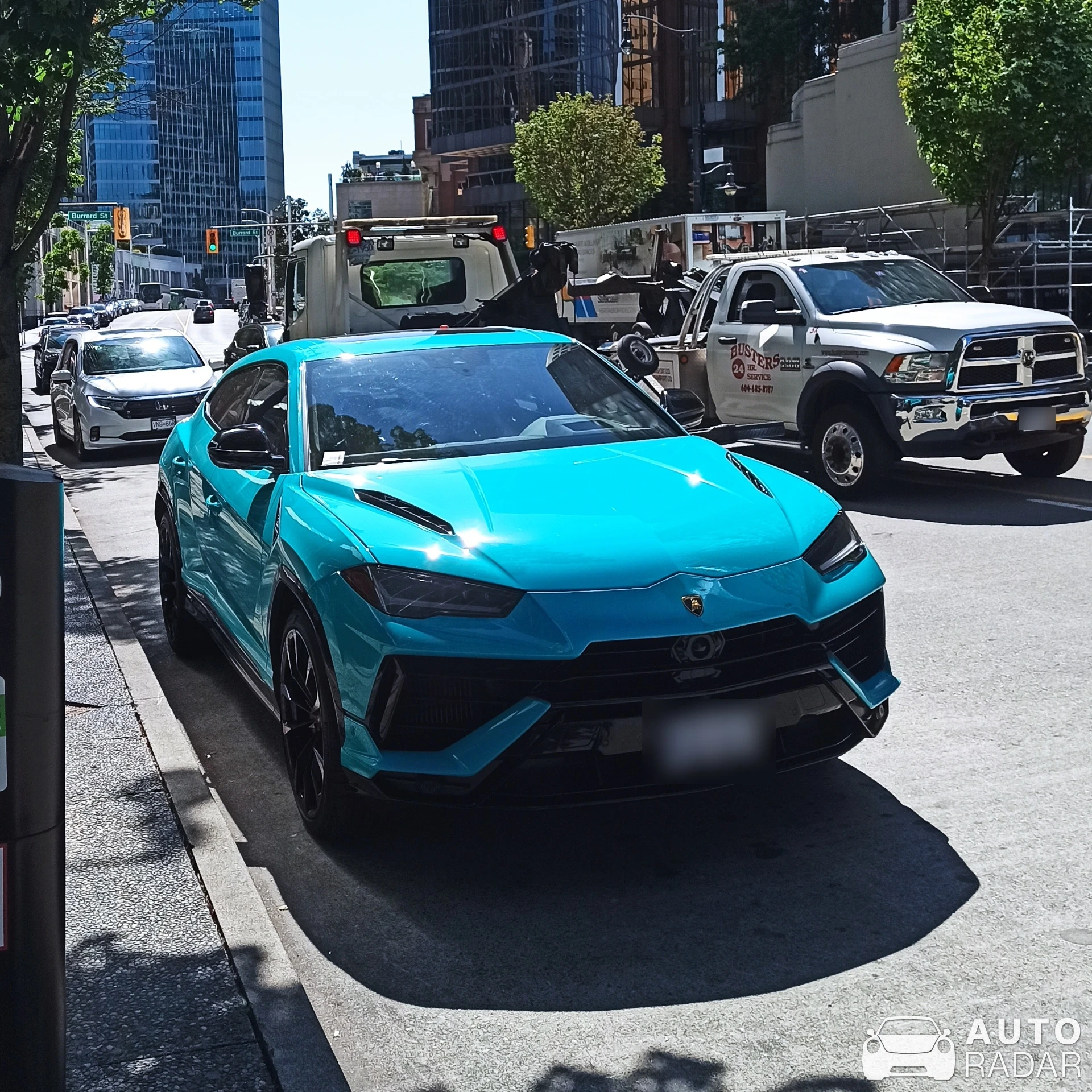 Lamborghini Urus S spotted in Vancouver, Canada