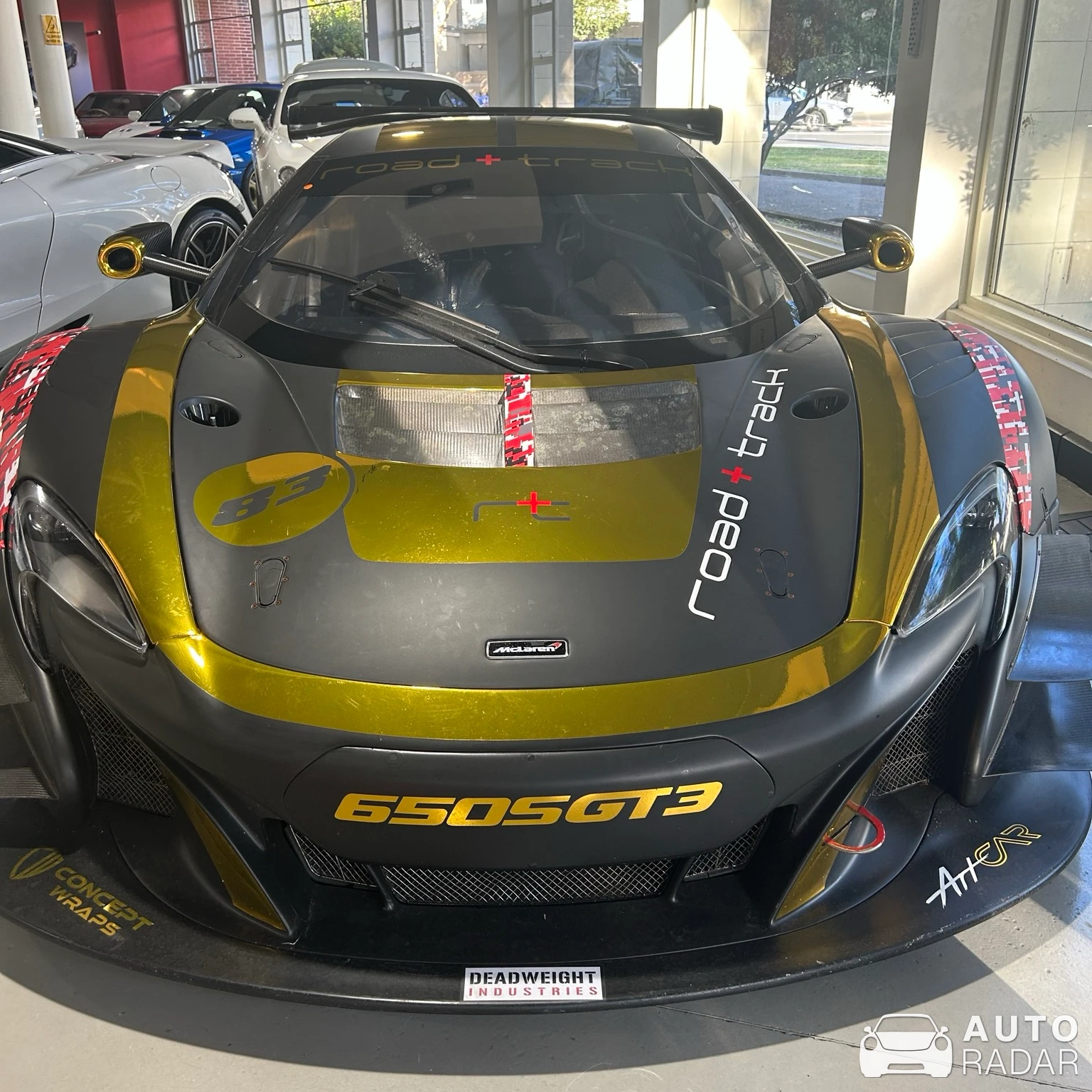 McLaren 650S GT3 spotted in Zetland