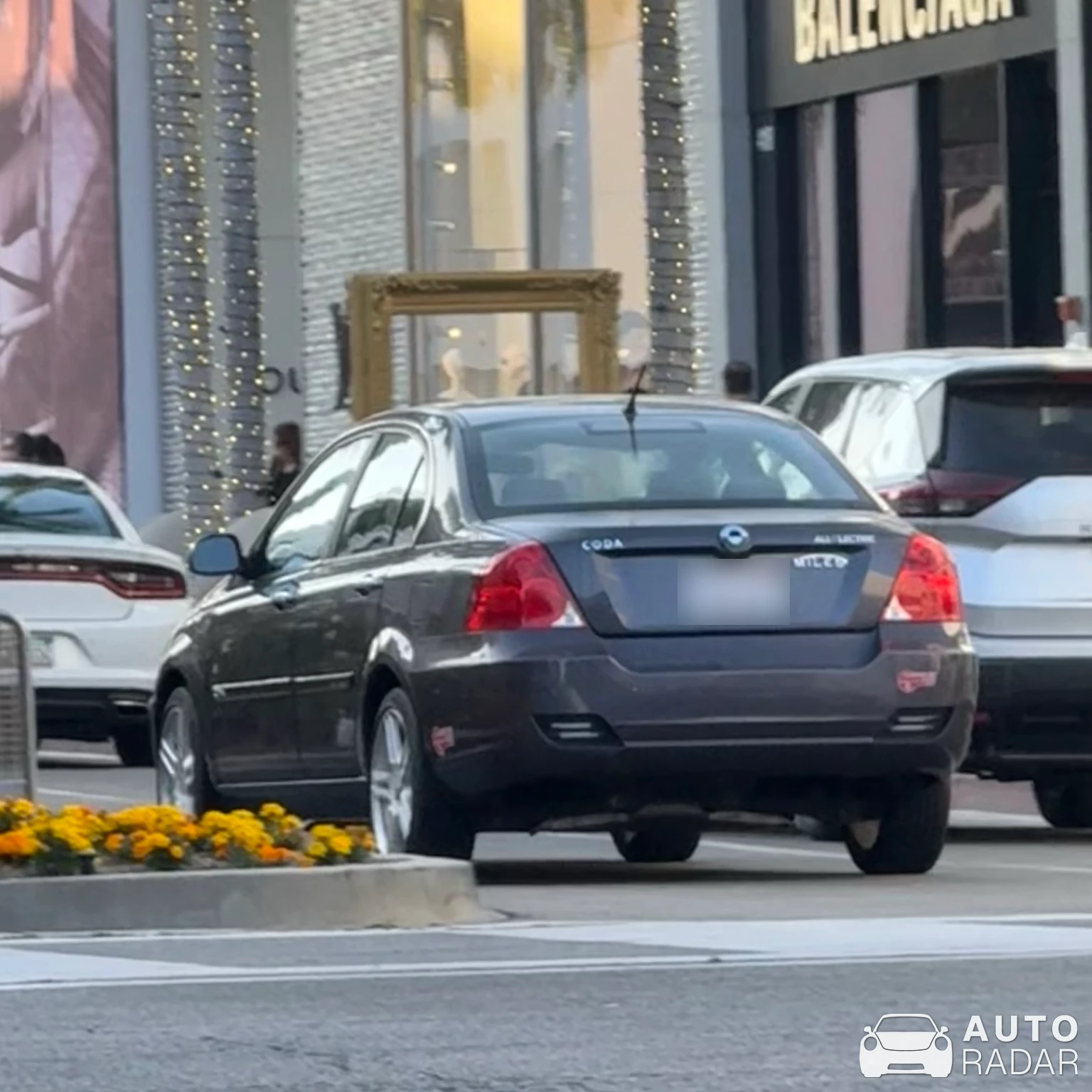 Coda EV Sedan spotted in Beverly Hills