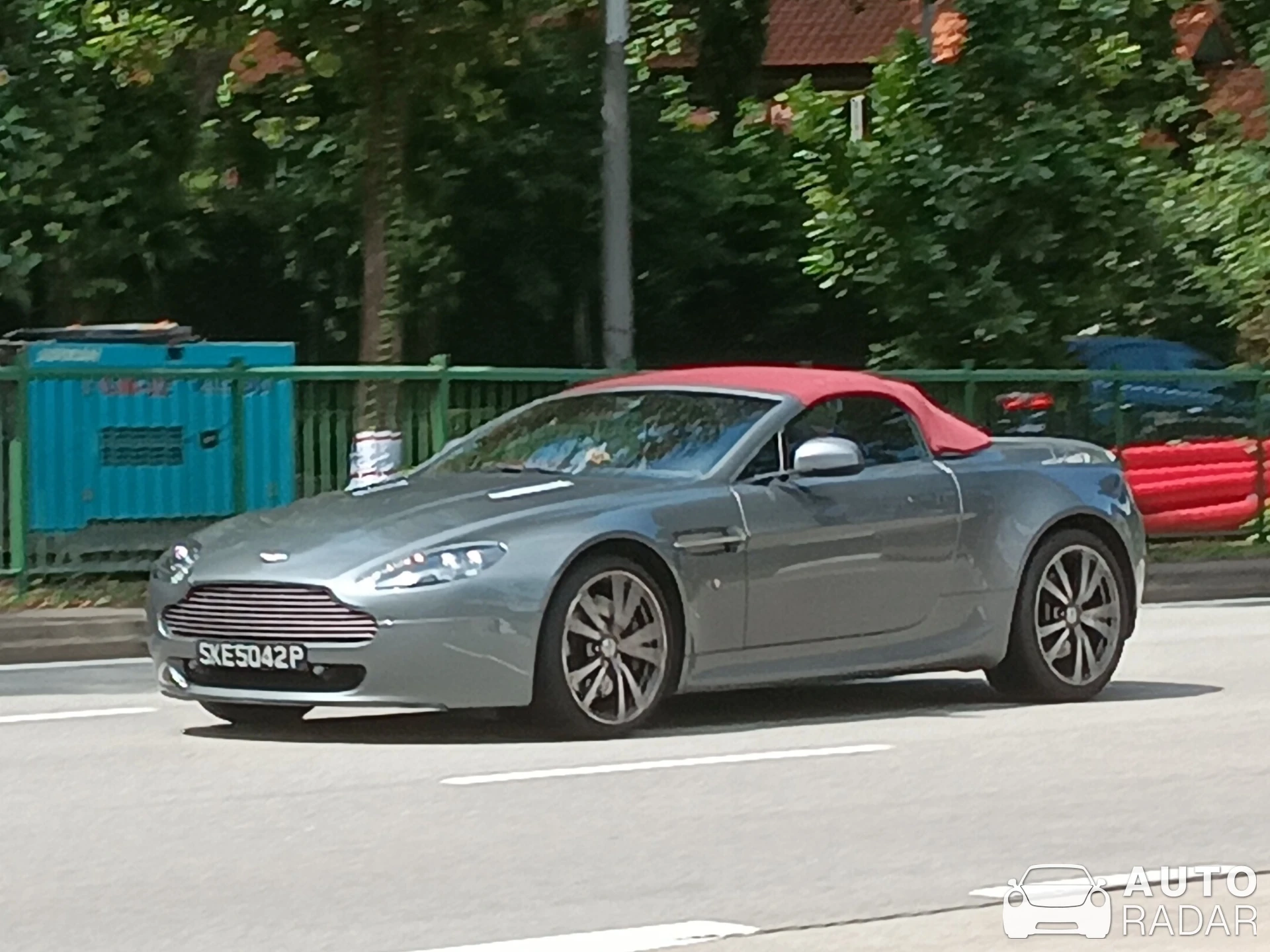 Aston Martin V8 Vantage Volante Zagato spotted in Singapore