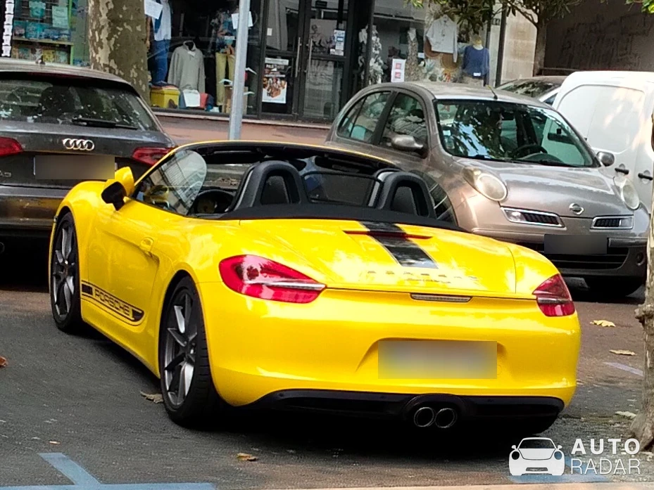 Porsche 981 Boxster S spotted in Royan