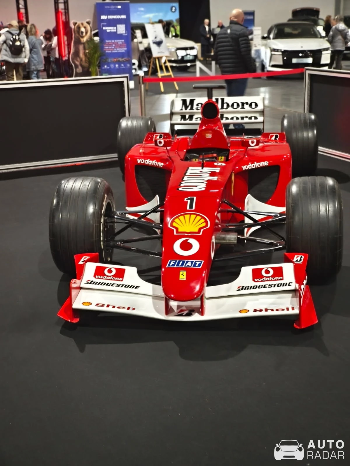 Ferrari F2002 spotted in Val-de-Reuil, France