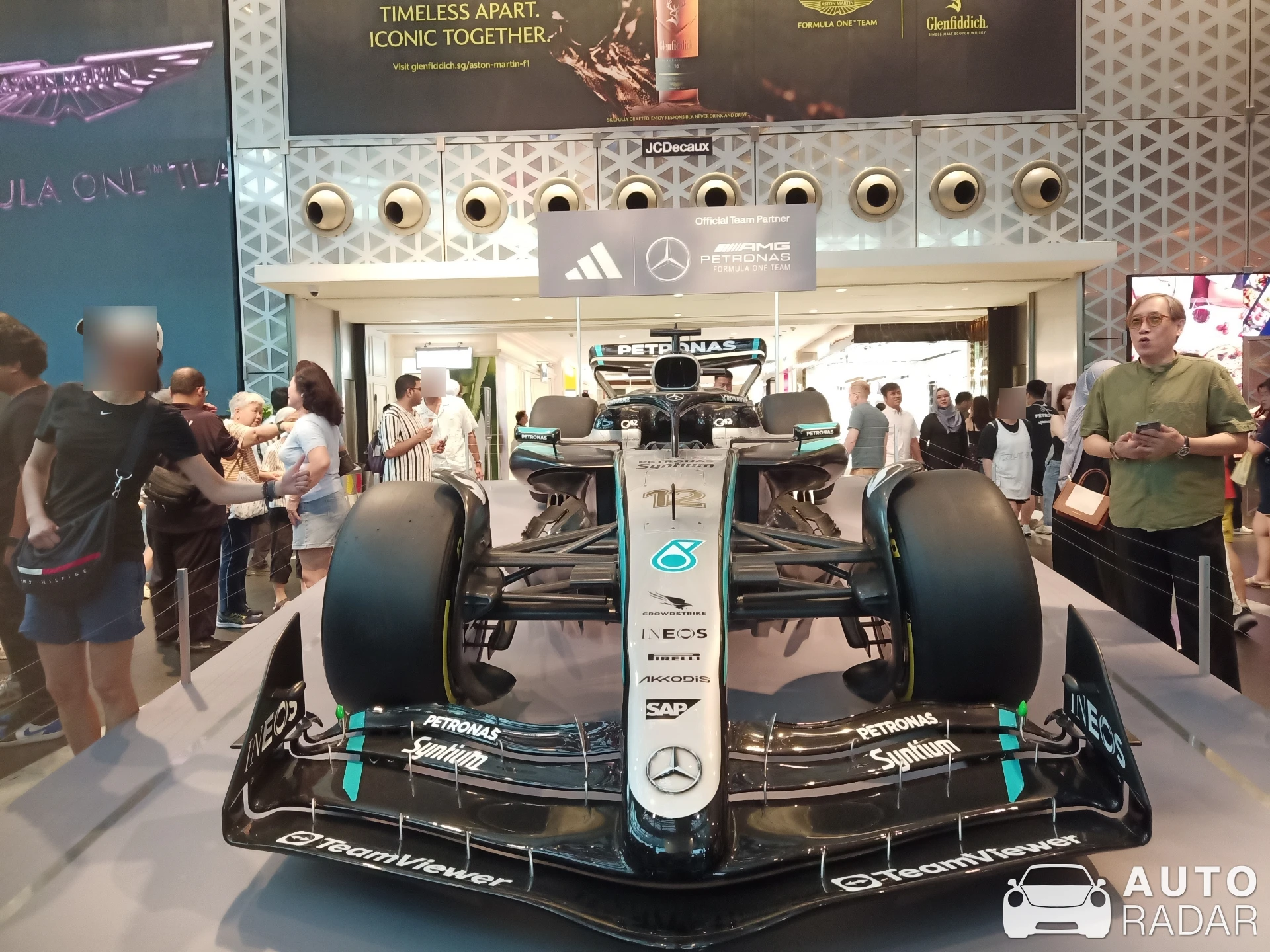 Mercedes W16 spotted in Singapore, Singapore